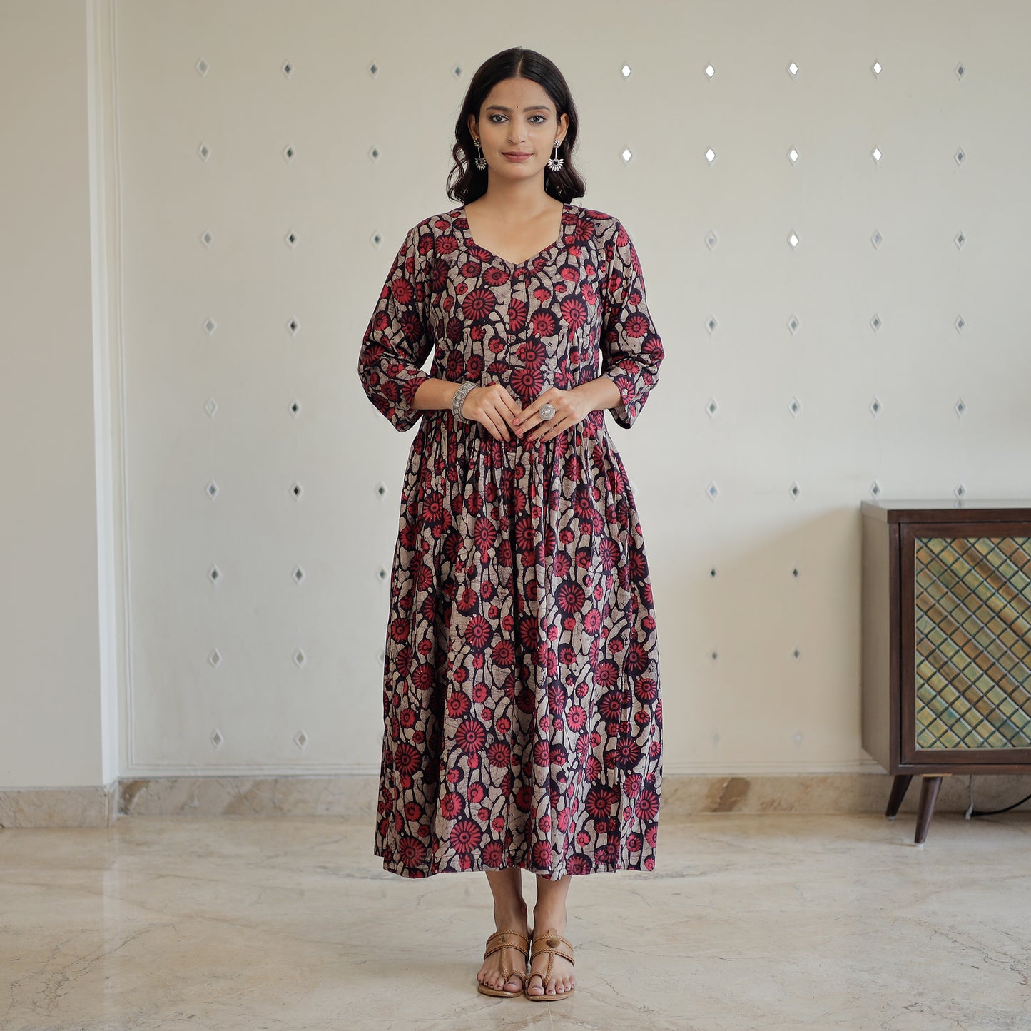 Batik Print Dress
