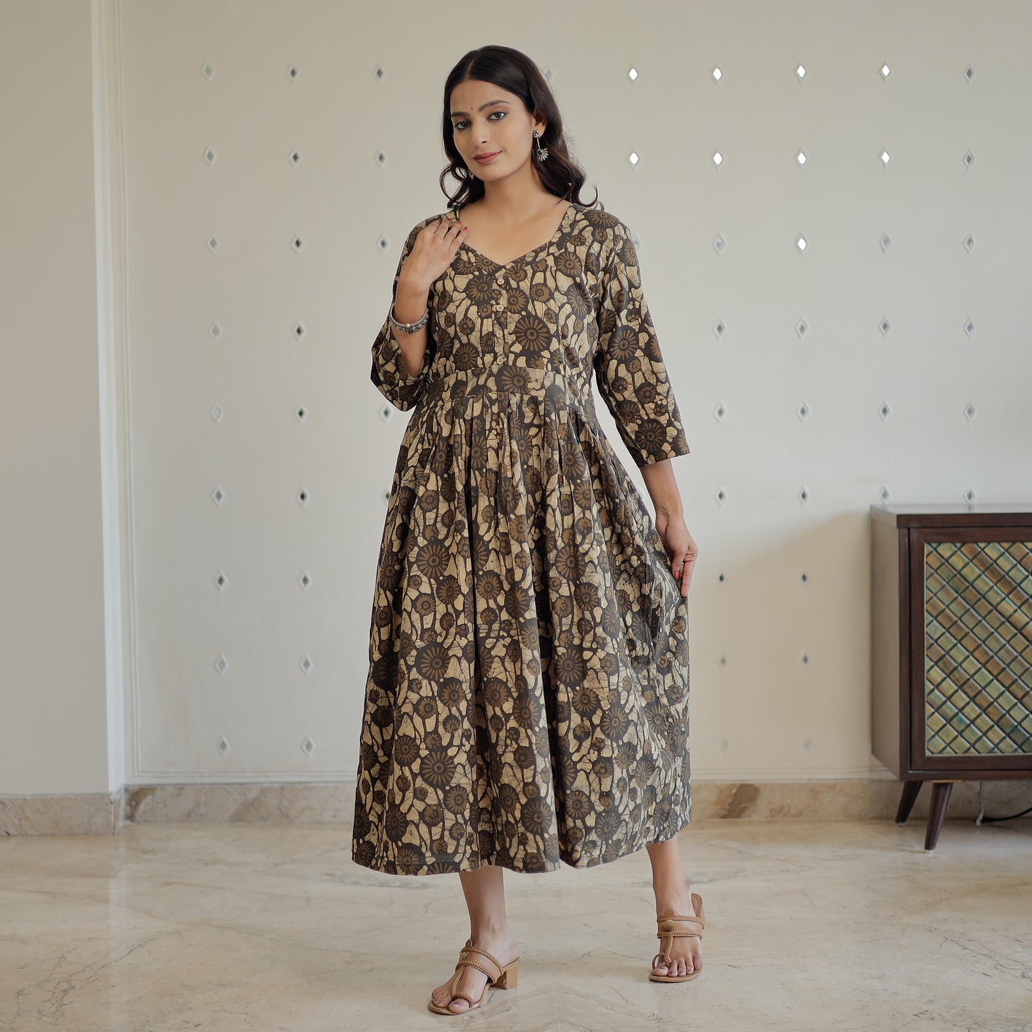 Batik Print Dress