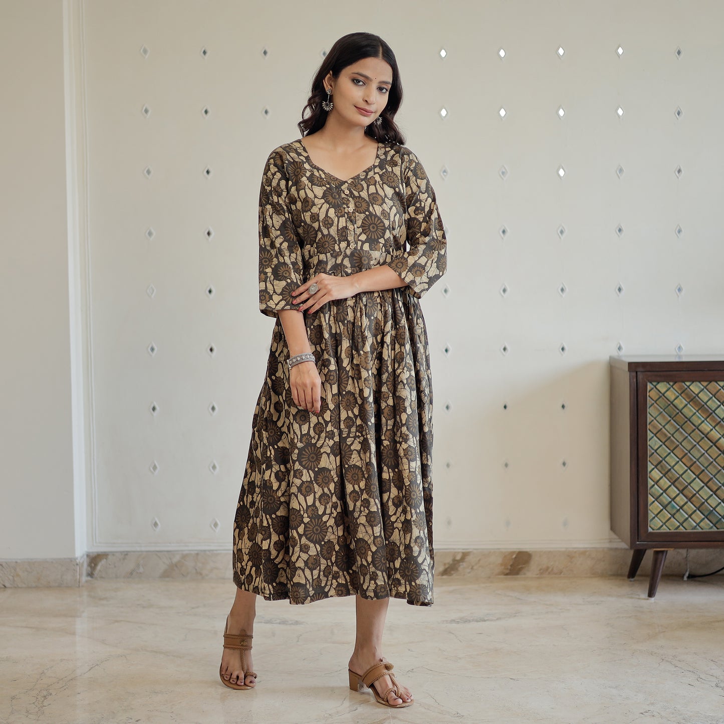 Batik Print Dress