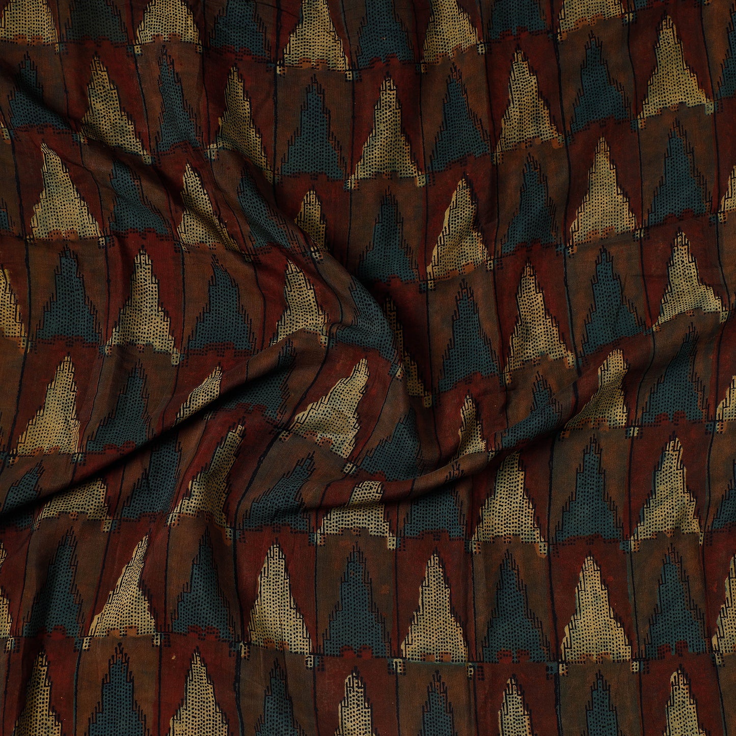 Vanaspati Block Printed Modal Silk Precut fabric