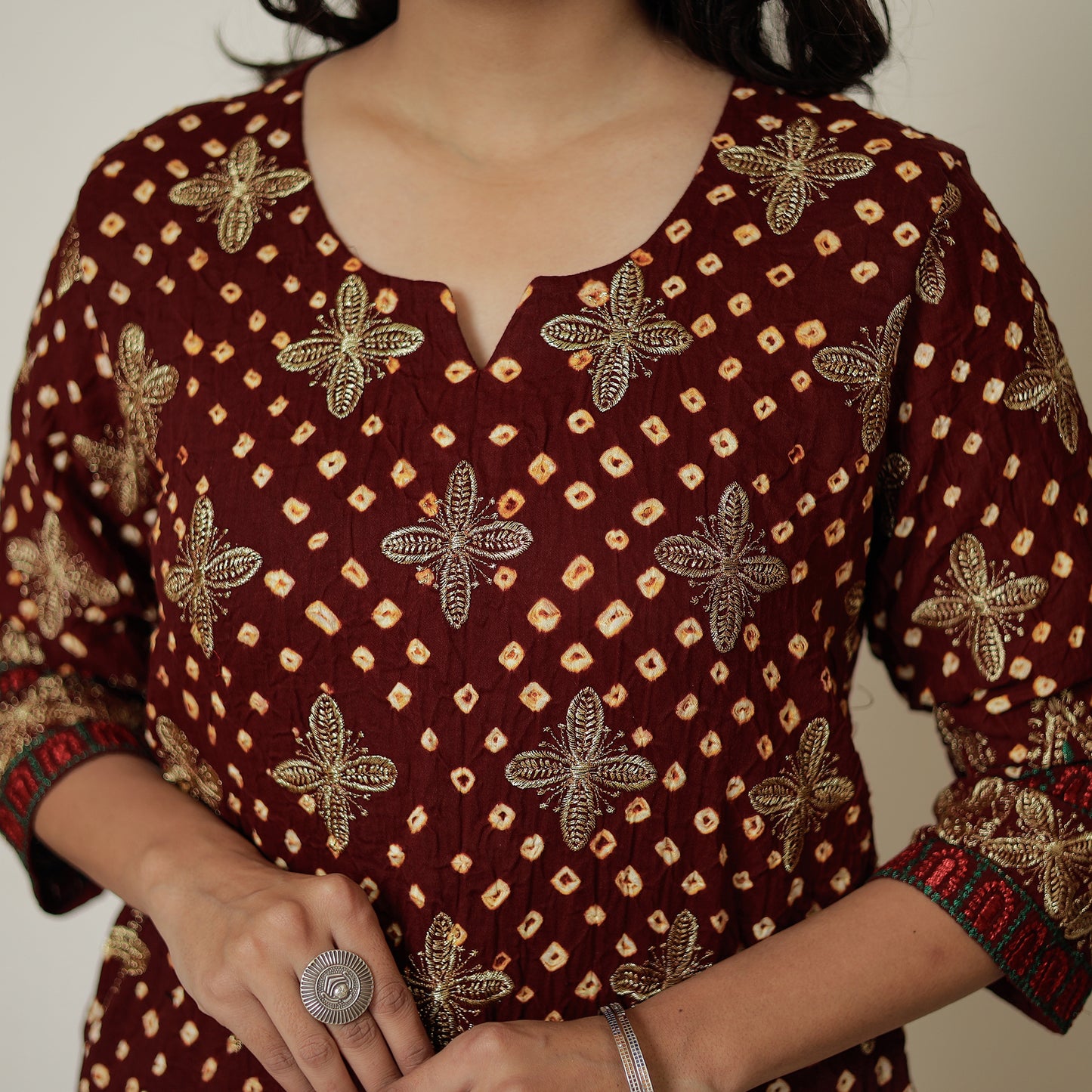 Bandhani Kurta Set