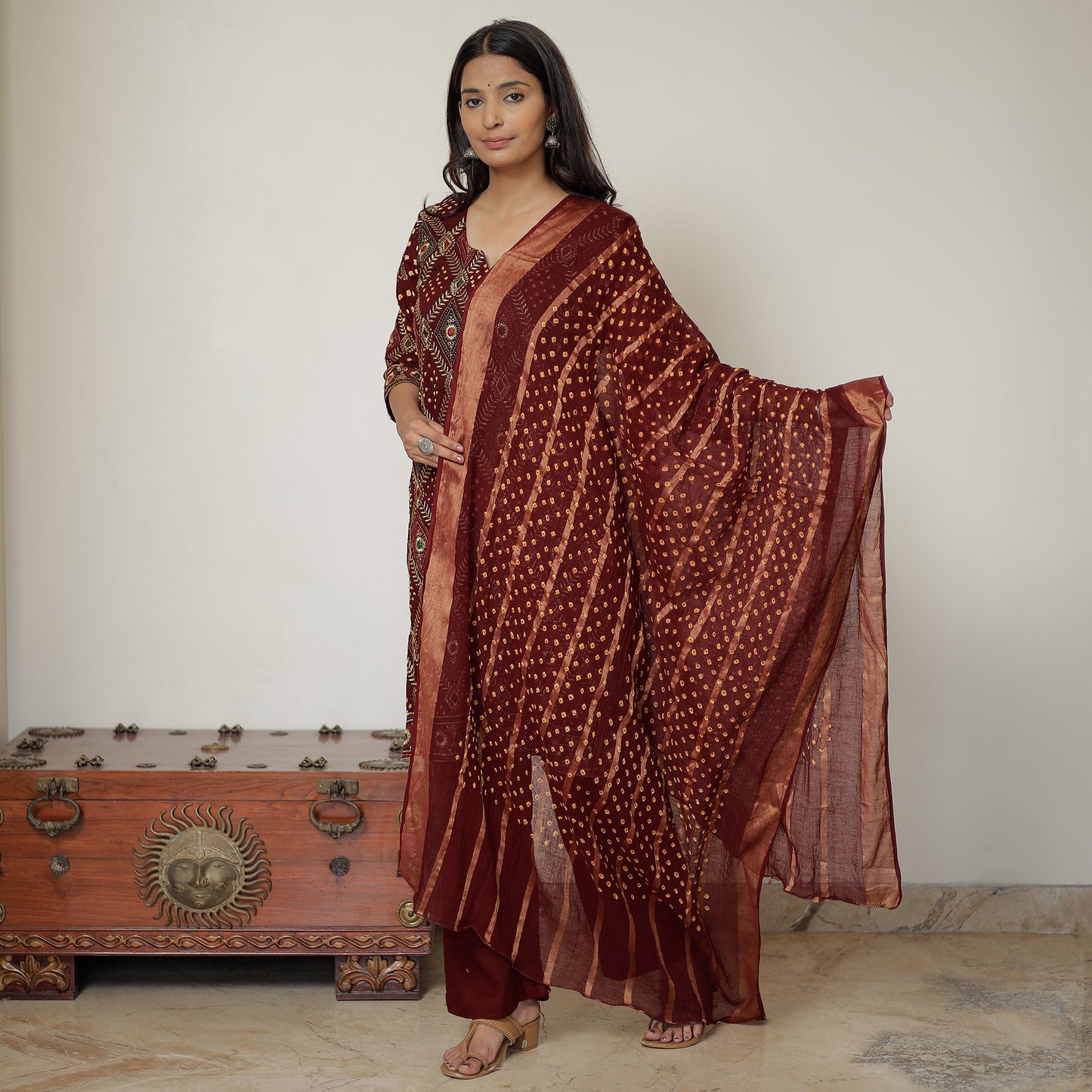 Bandhani Kurta Set