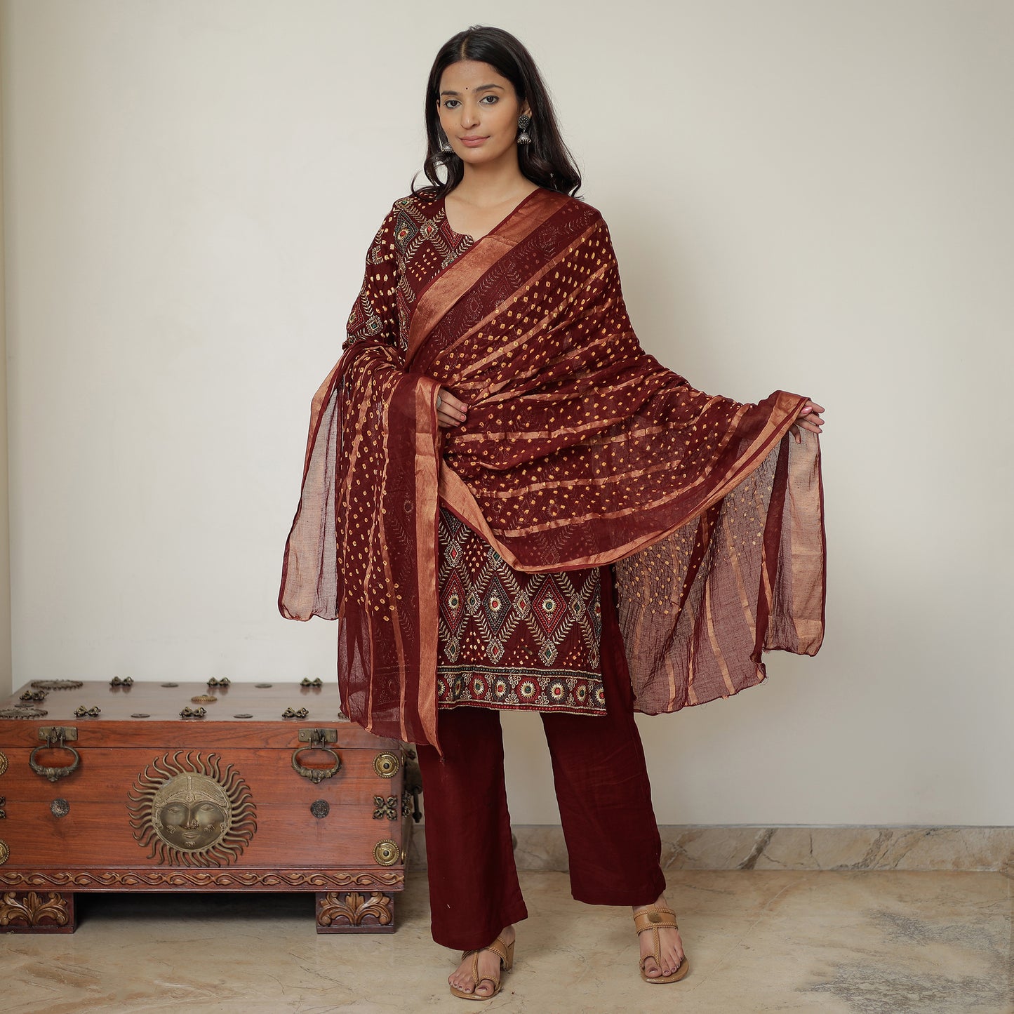 Bandhani Kurta Set