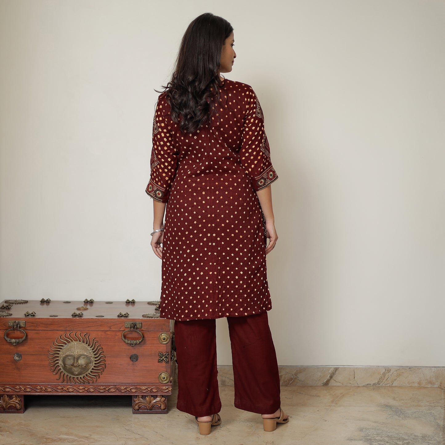 Bandhani Kurta Set