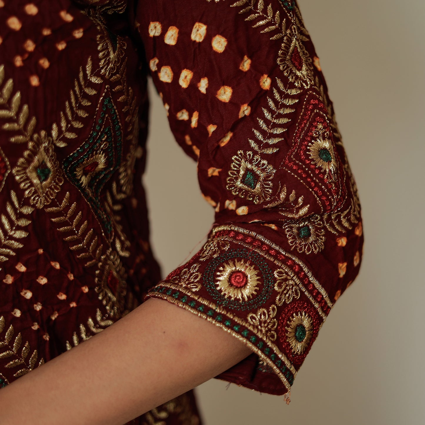 Bandhani Kurta Set