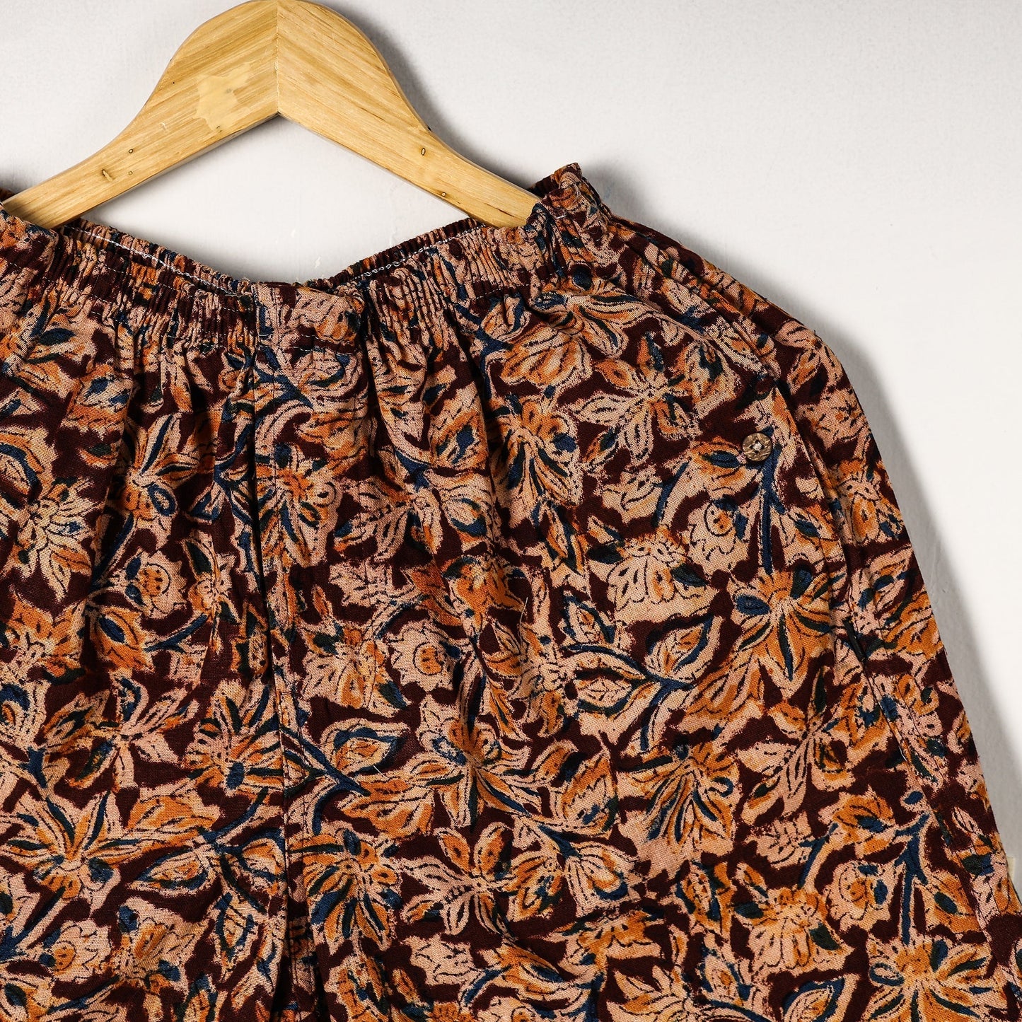 Buy Kalamkari Block Printed Cotton Unisex Boxer/Shorts Online at iTokri.com
