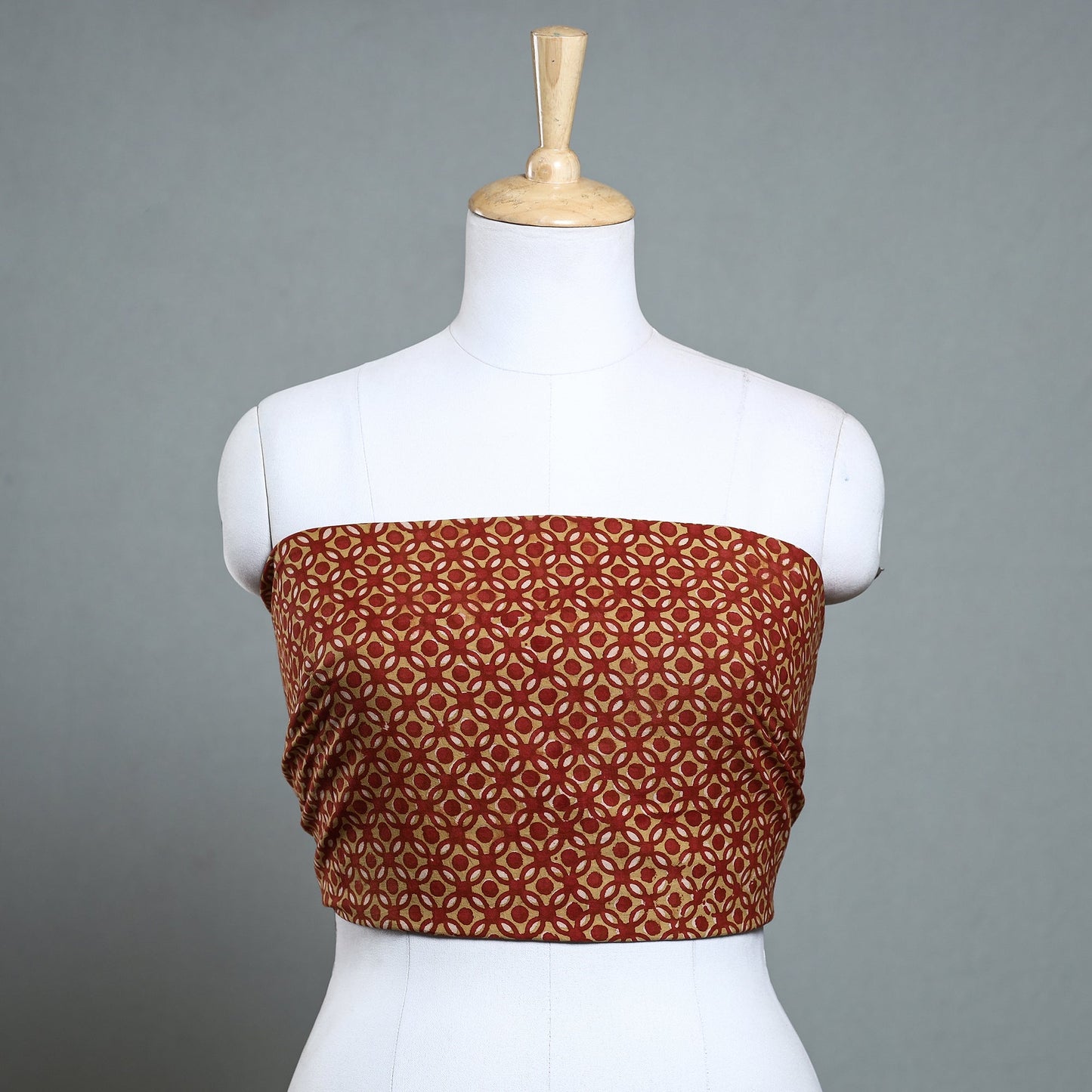 Buy Pipad Block Printed Cotton Blouse Piece