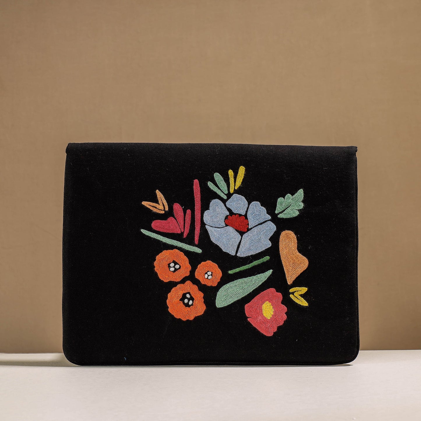 Aari Hand Embroidery Cotton Duck IPad Sleeve