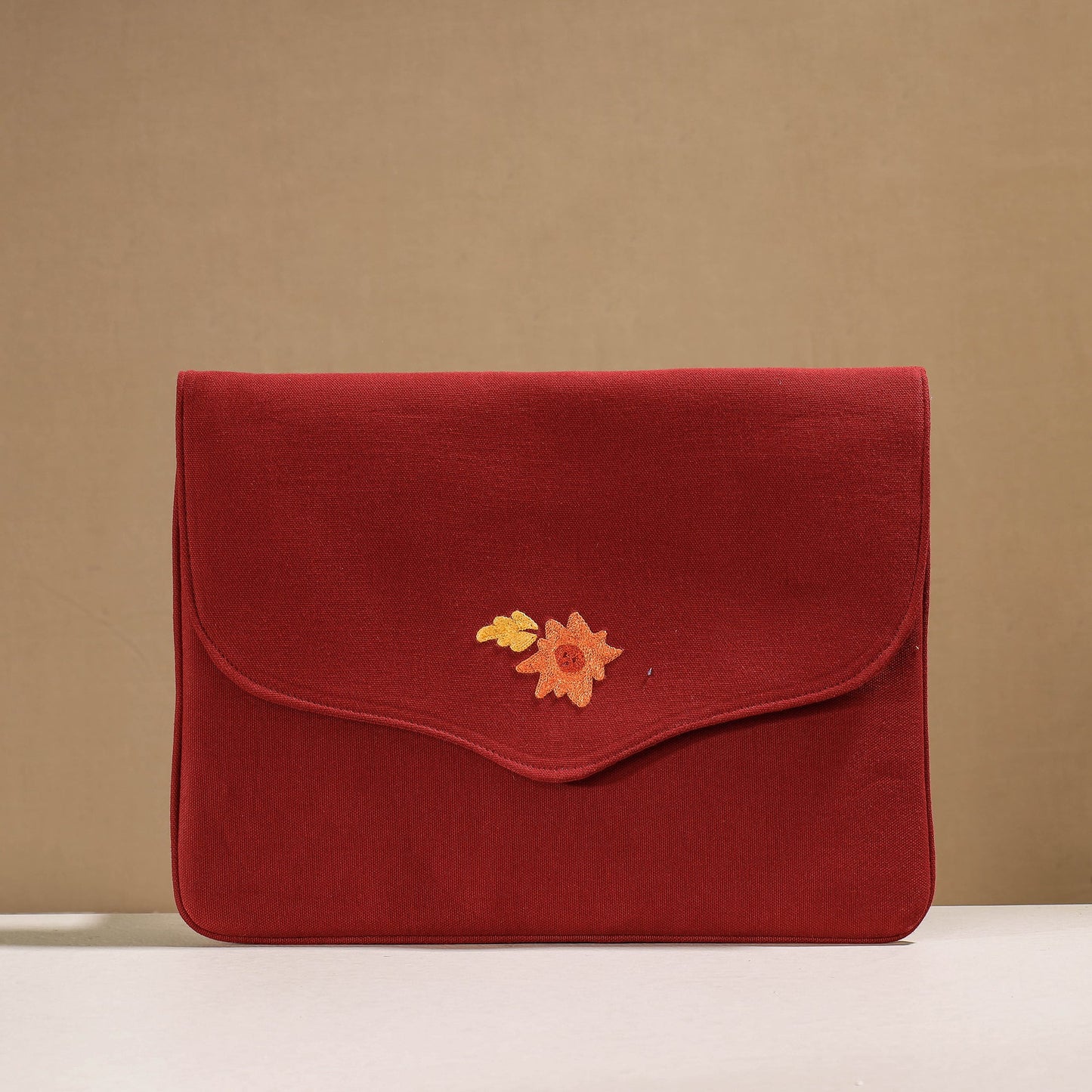 Aari Hand Embroidery Cotton Duck IPad Sleeve