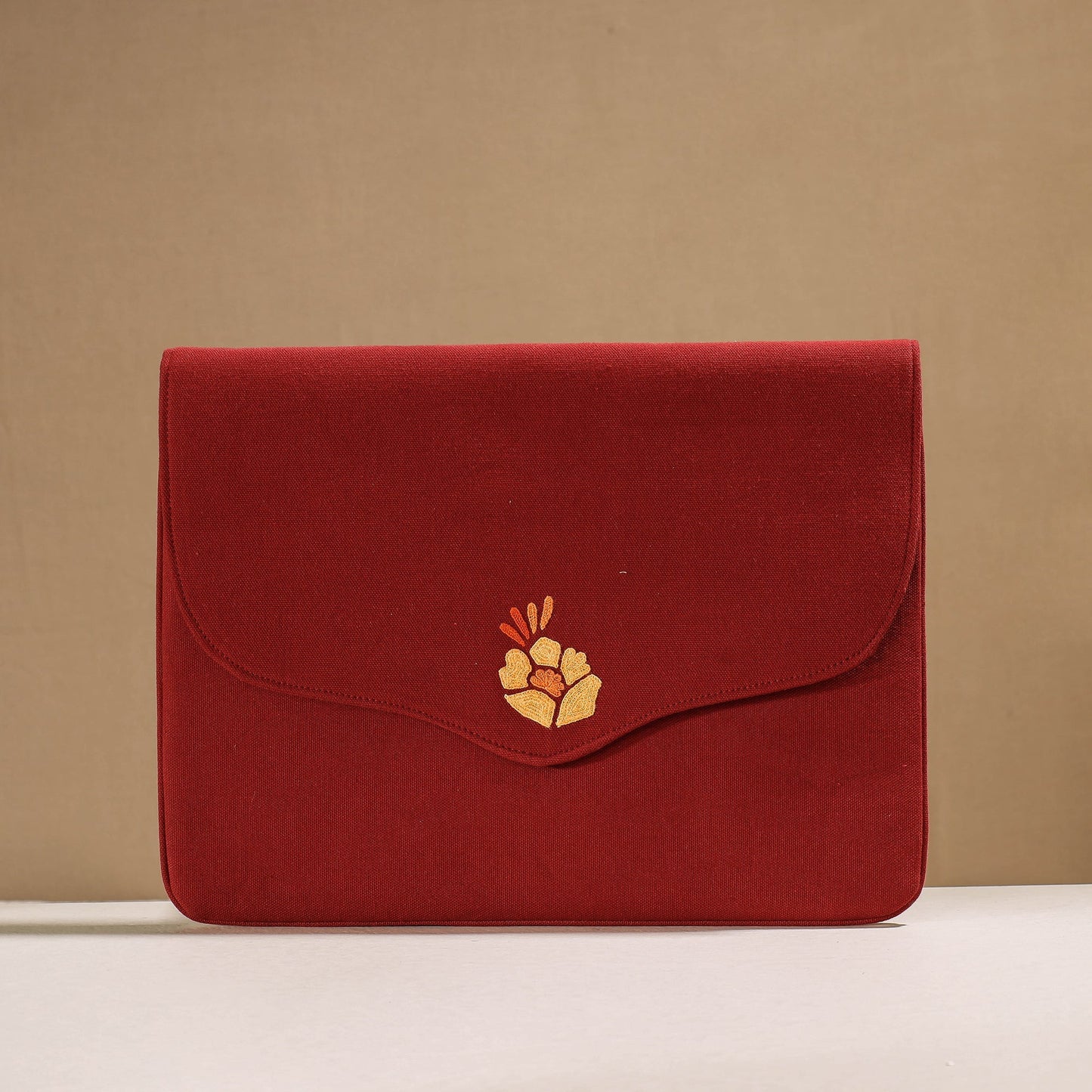 Aari Hand Embroidery Cotton Duck IPad Sleeve