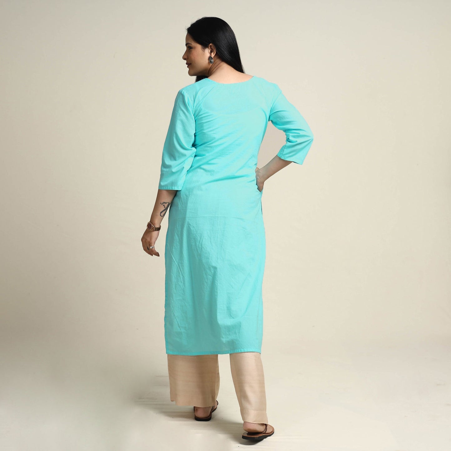 embroidery cotton kurta