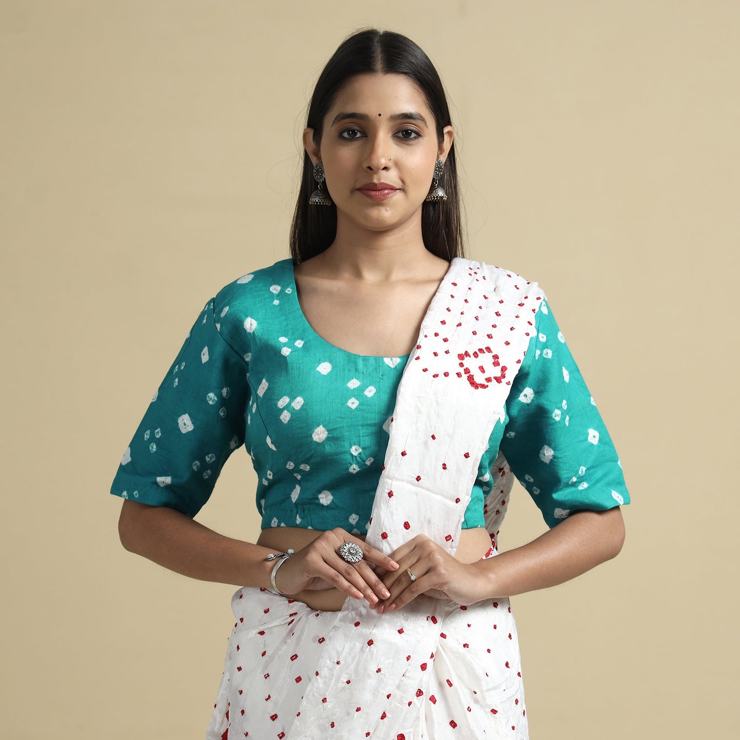 Bandhani Stitched Blouse