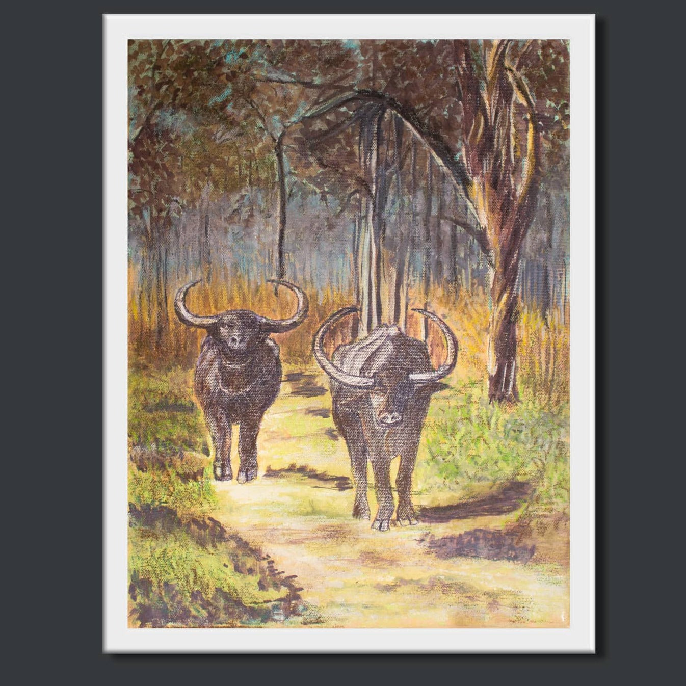 Handpainted Art Work On Canvas by Meenakshi Ratnakar