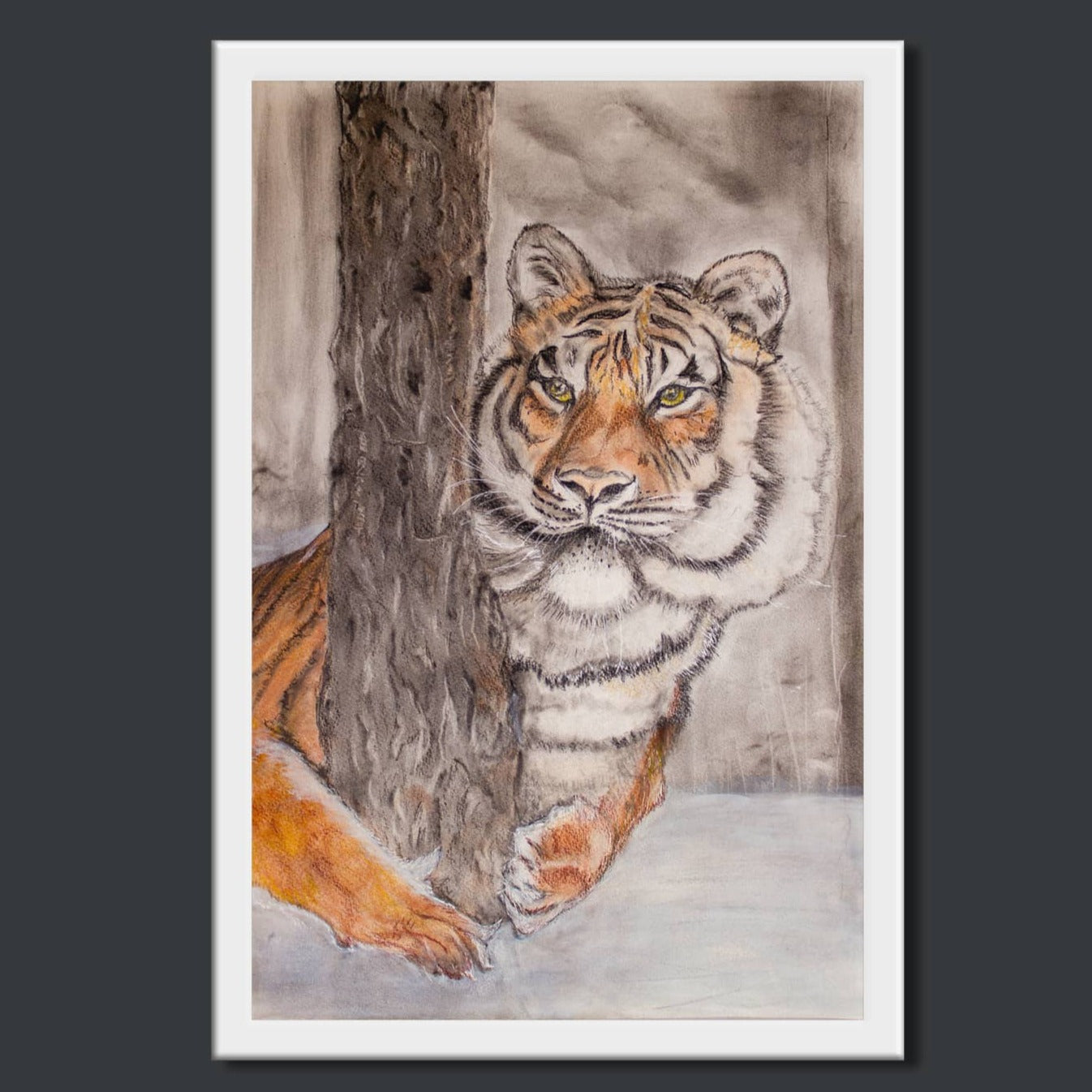 Handpainted Art Work On Canvas by Meenakshi Ratnakar