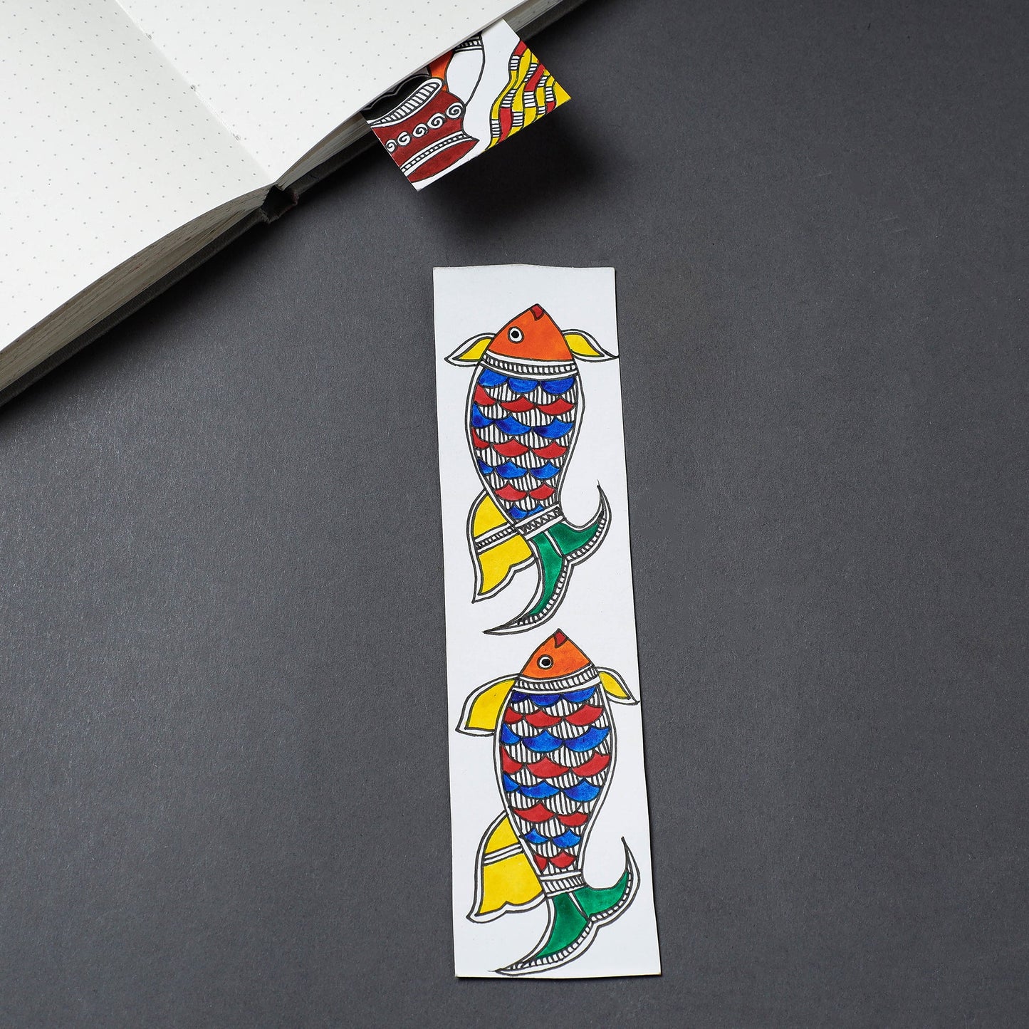 handpainted bookmark