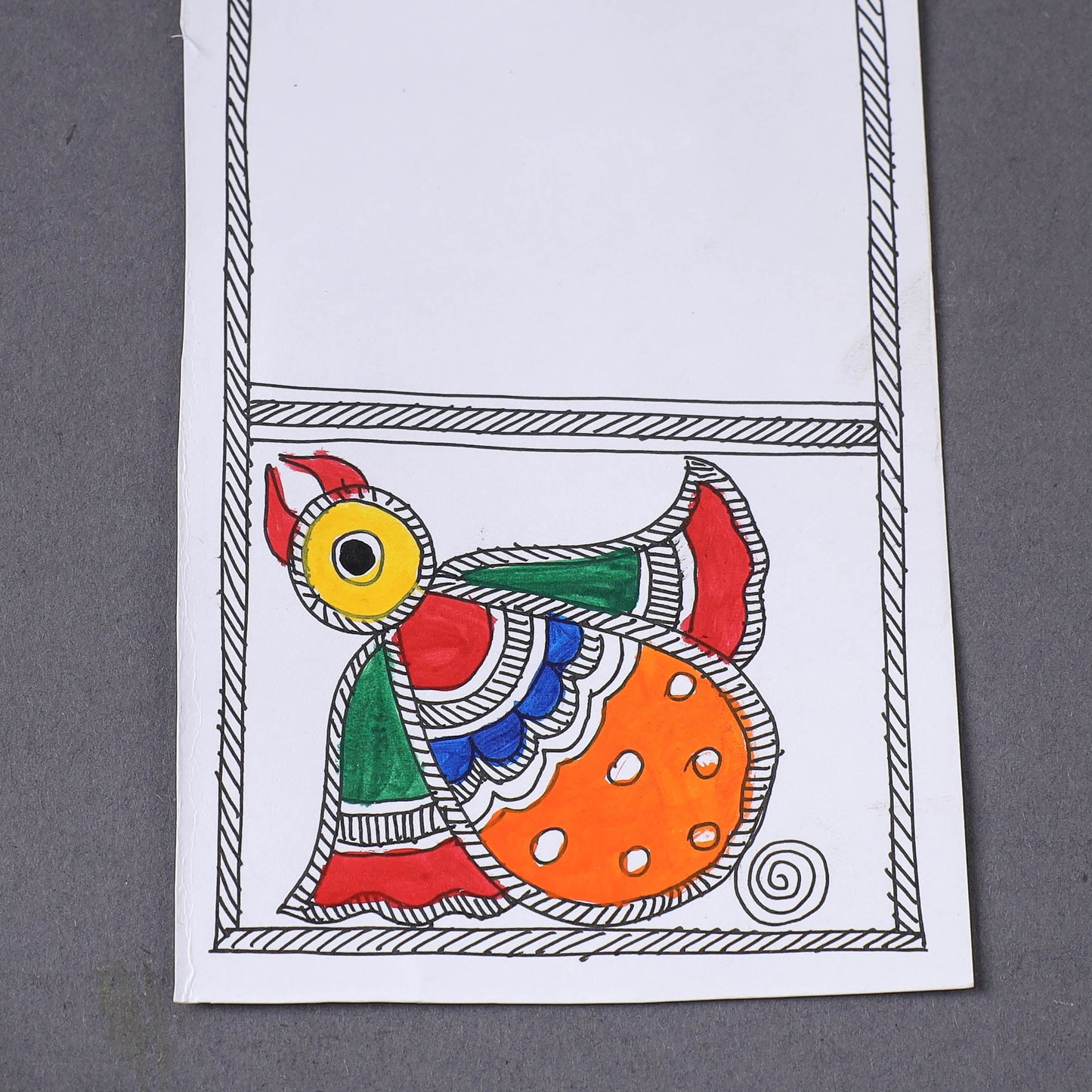 Madhubani Handpainted Post Card