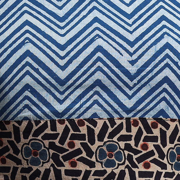 Buy Pipad Block Printed Cotton Blouse Piece