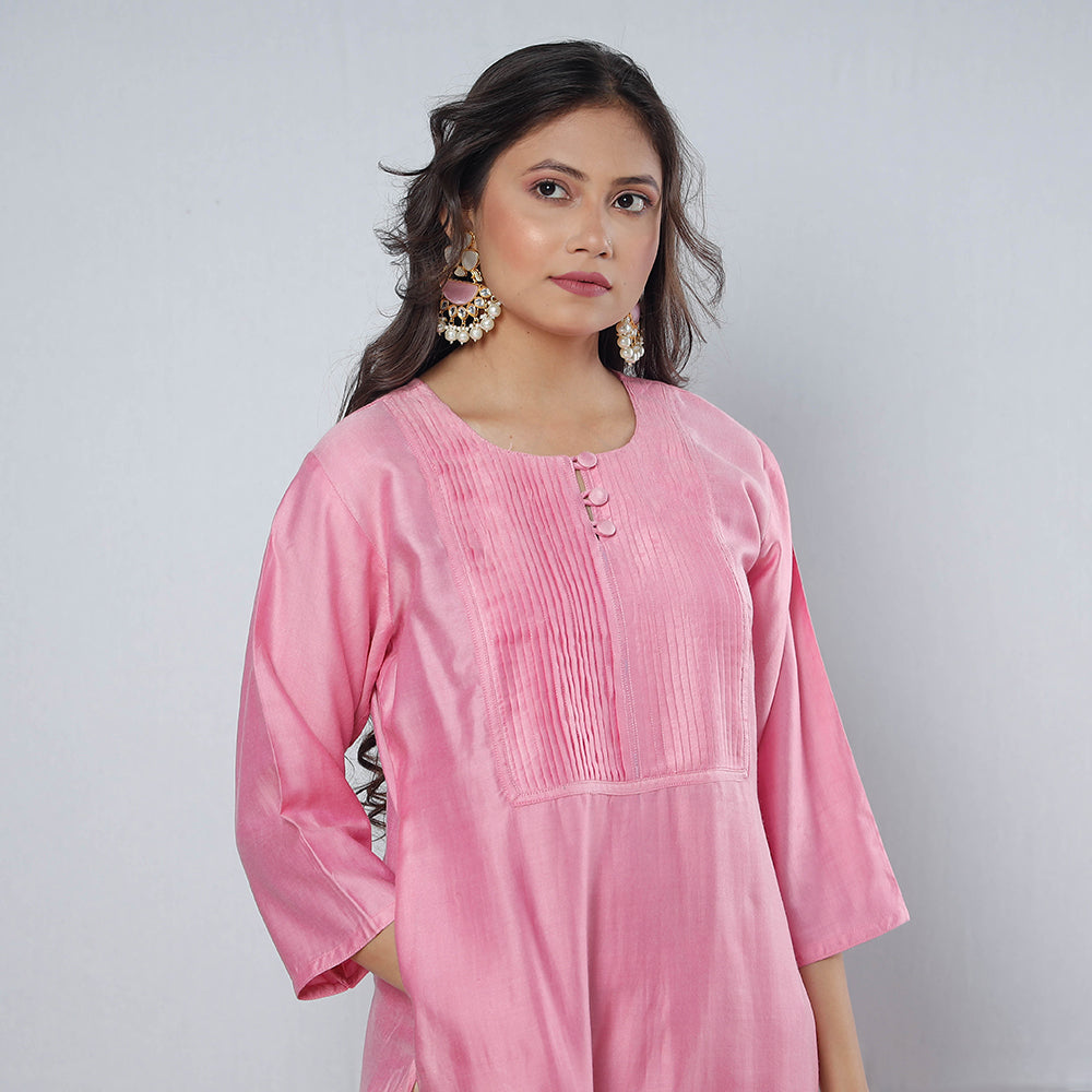 Buy iTokri Casuals - Tussar Silk Long Kurta Online l iTokri.com
