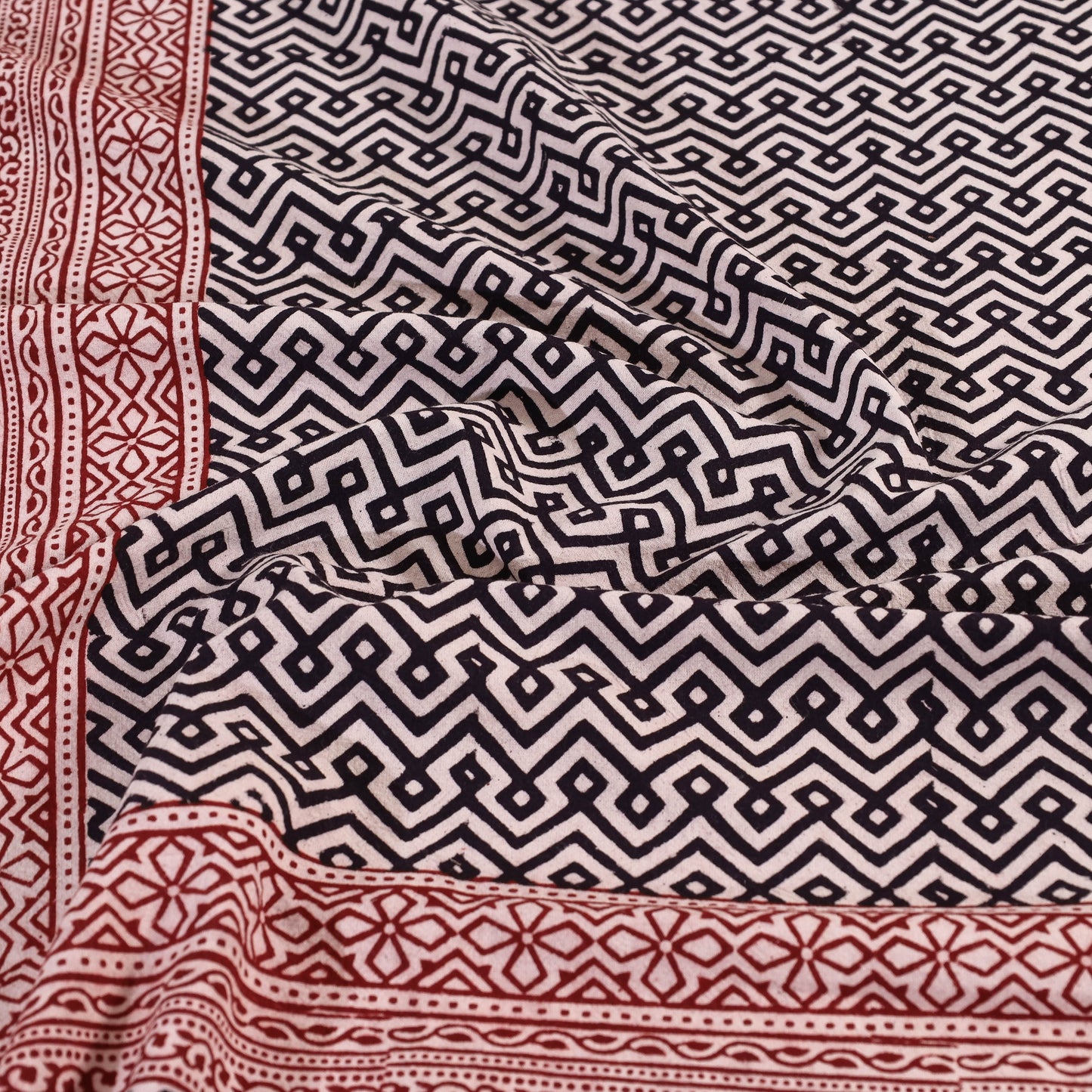 Bagh Block Printed Cotton Bedcover