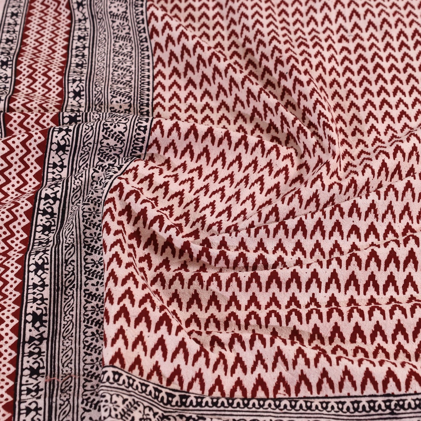 Bagh Block Printed Cotton Bedcover