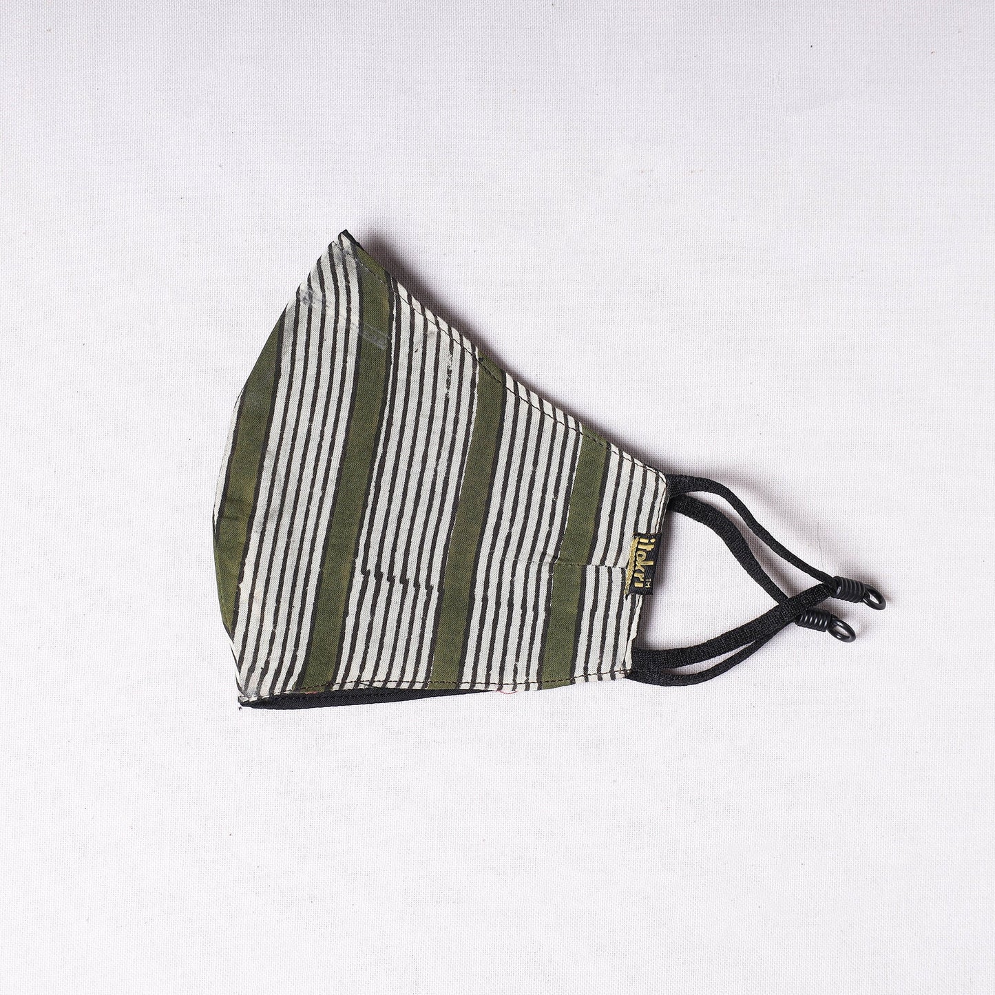 Bagru Block Printed Cotton 3 Layer Snug Fit Face Cover