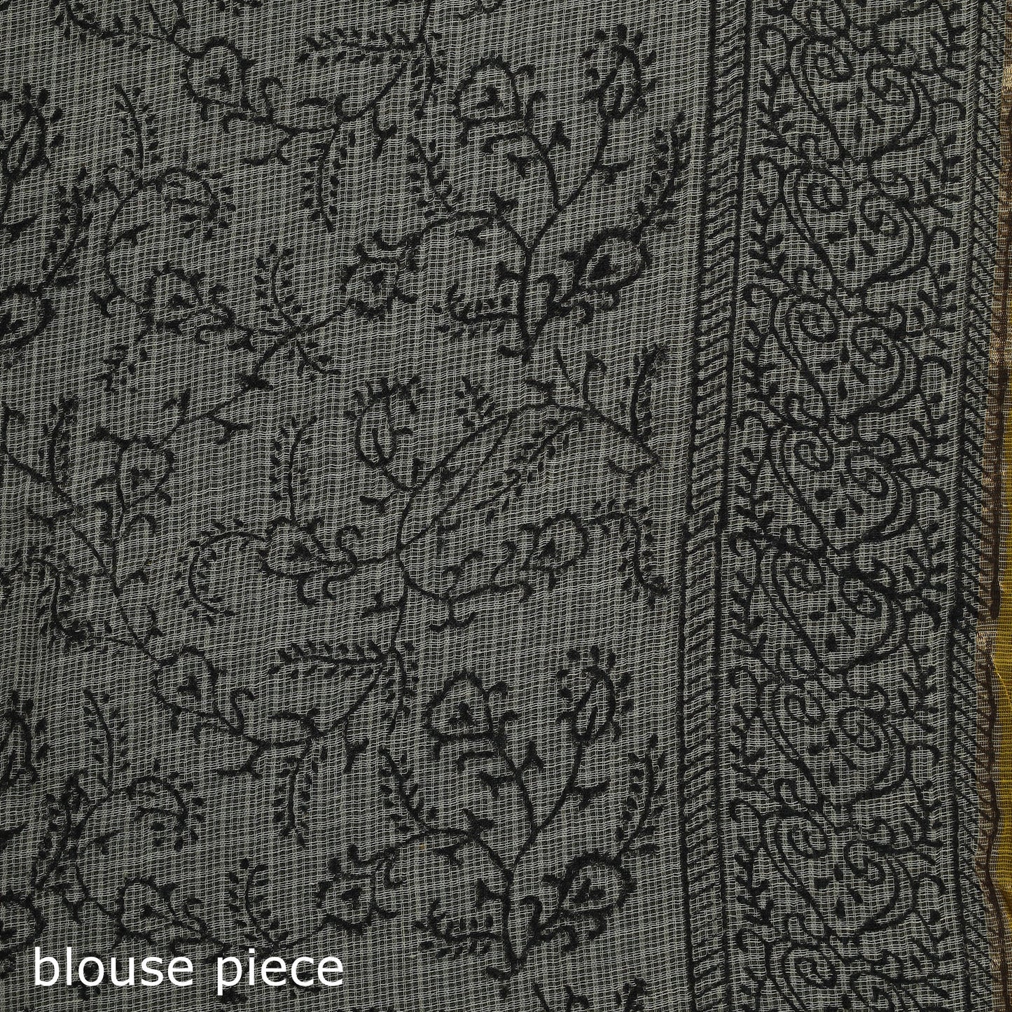 Bagru hand block print kota doria cotton saree 36