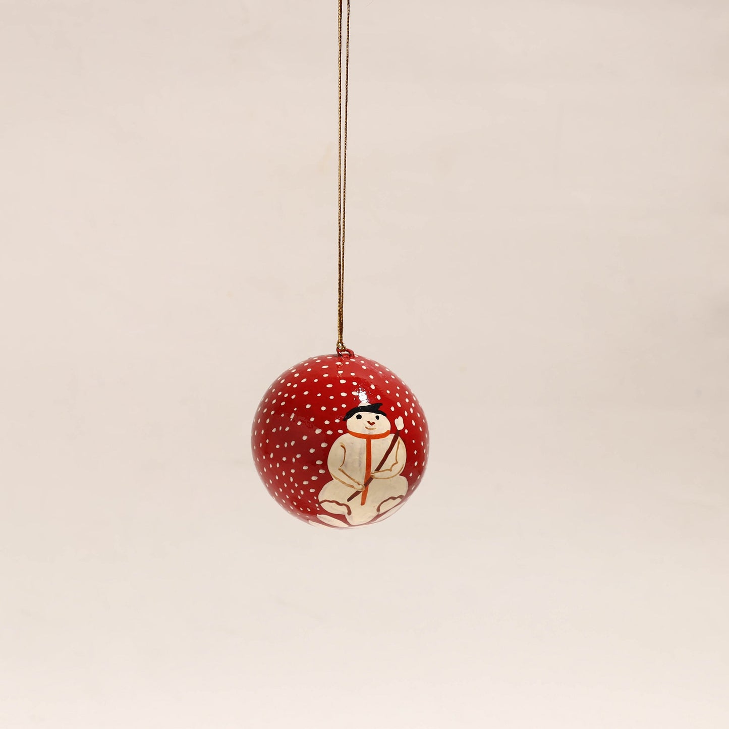Kashmir Handpainted Christmas Decor Ornament