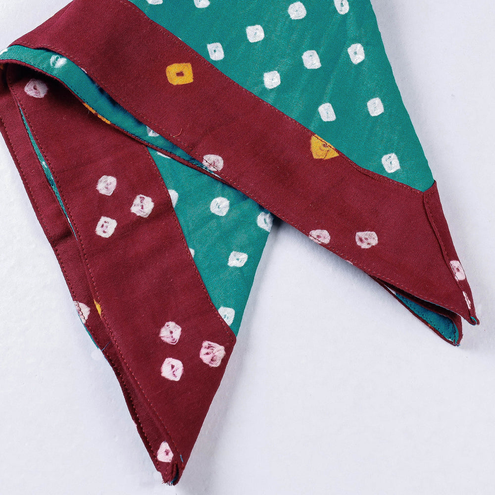 Bandhani Tie-dye Cotton Bandana