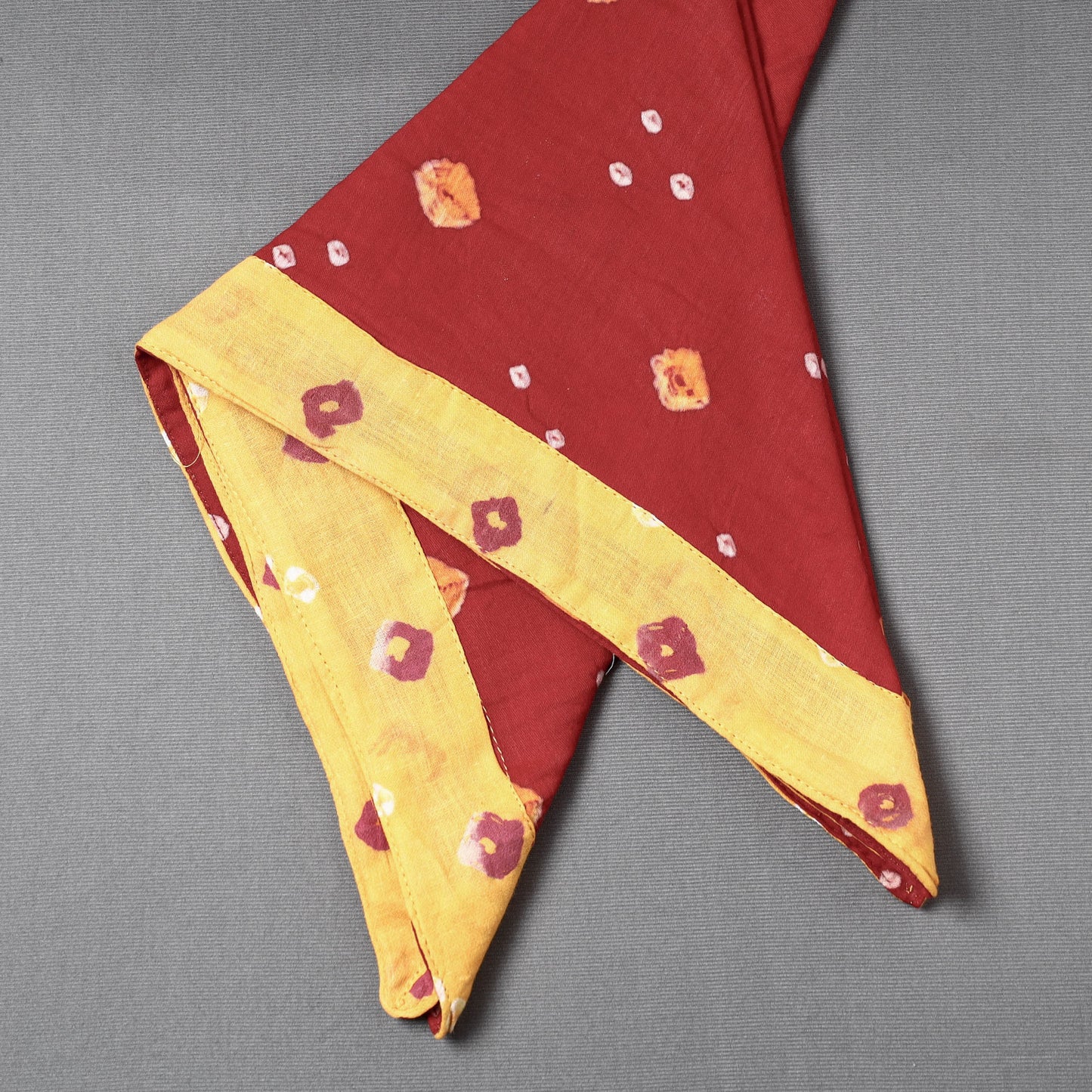 Bandhani Tie-Dye Cotton Bandana