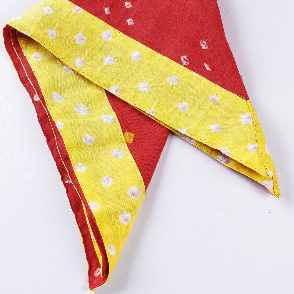 Bandhani Tie-dye Cotton Bandana