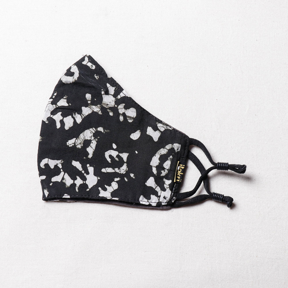 Herb Pocket Batik Printed Cotton 3 Layer Snug Fit Face Cover