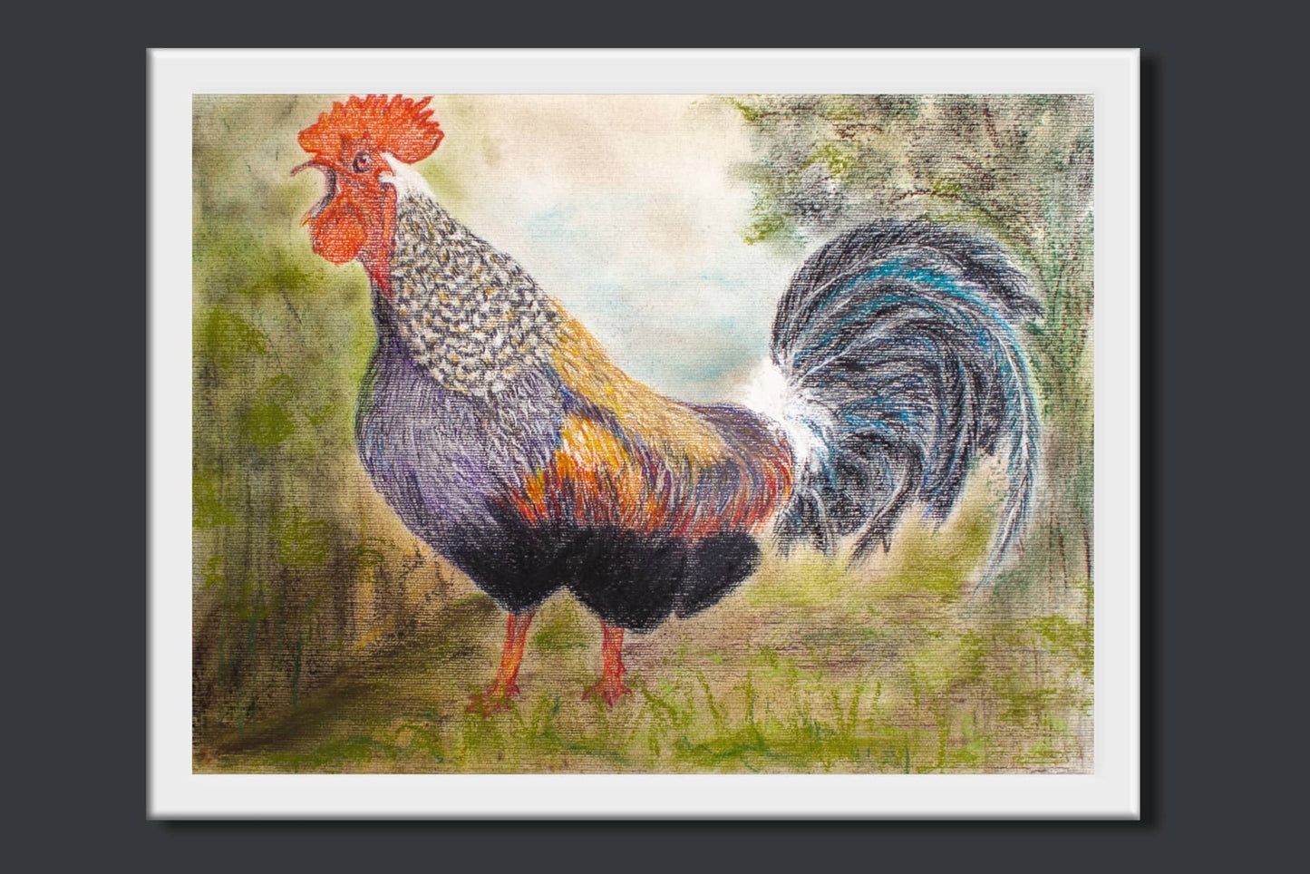 Handpainted Art Work On Canvas by Meenakshi Ratnakar