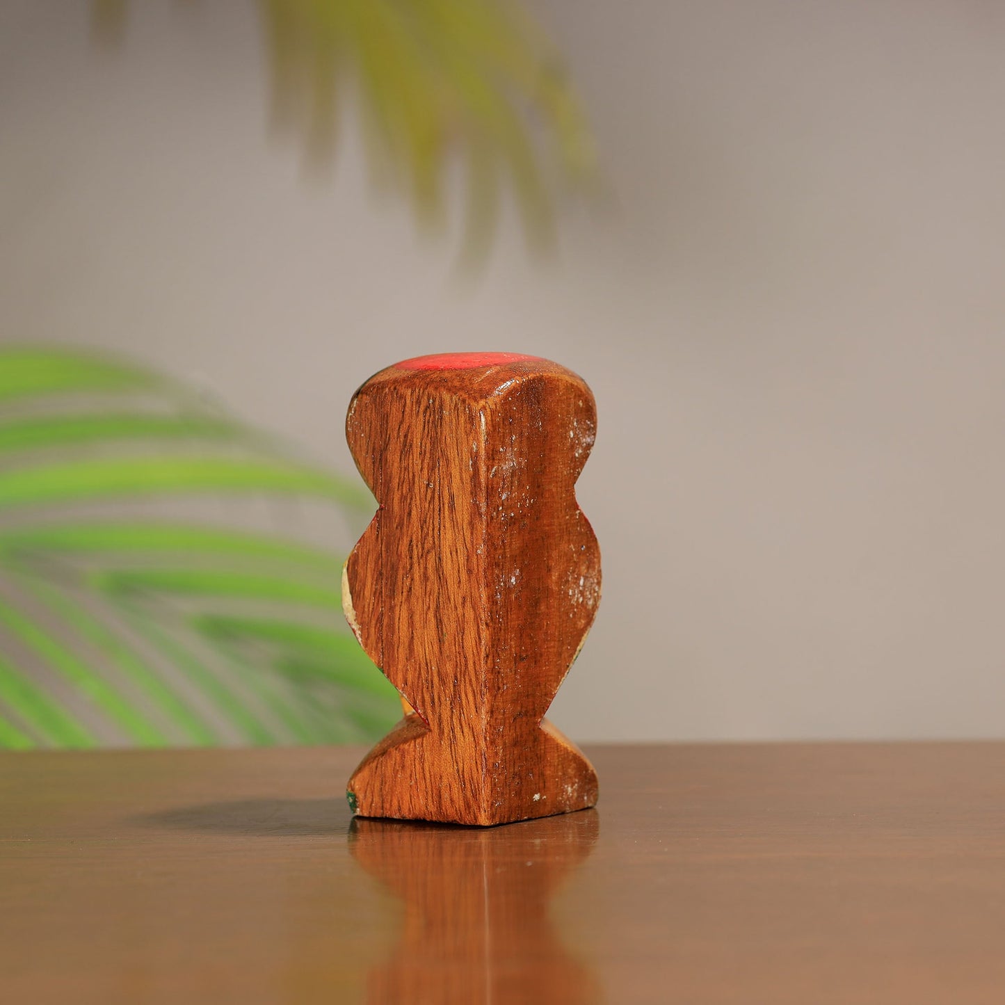 Beautiful Handpainted Burdwan Wood Owl Sculpture Set