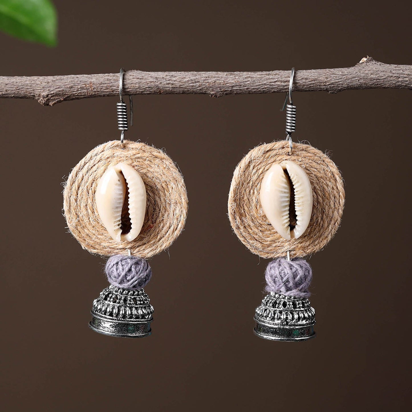 Jute Jhumki Earrings