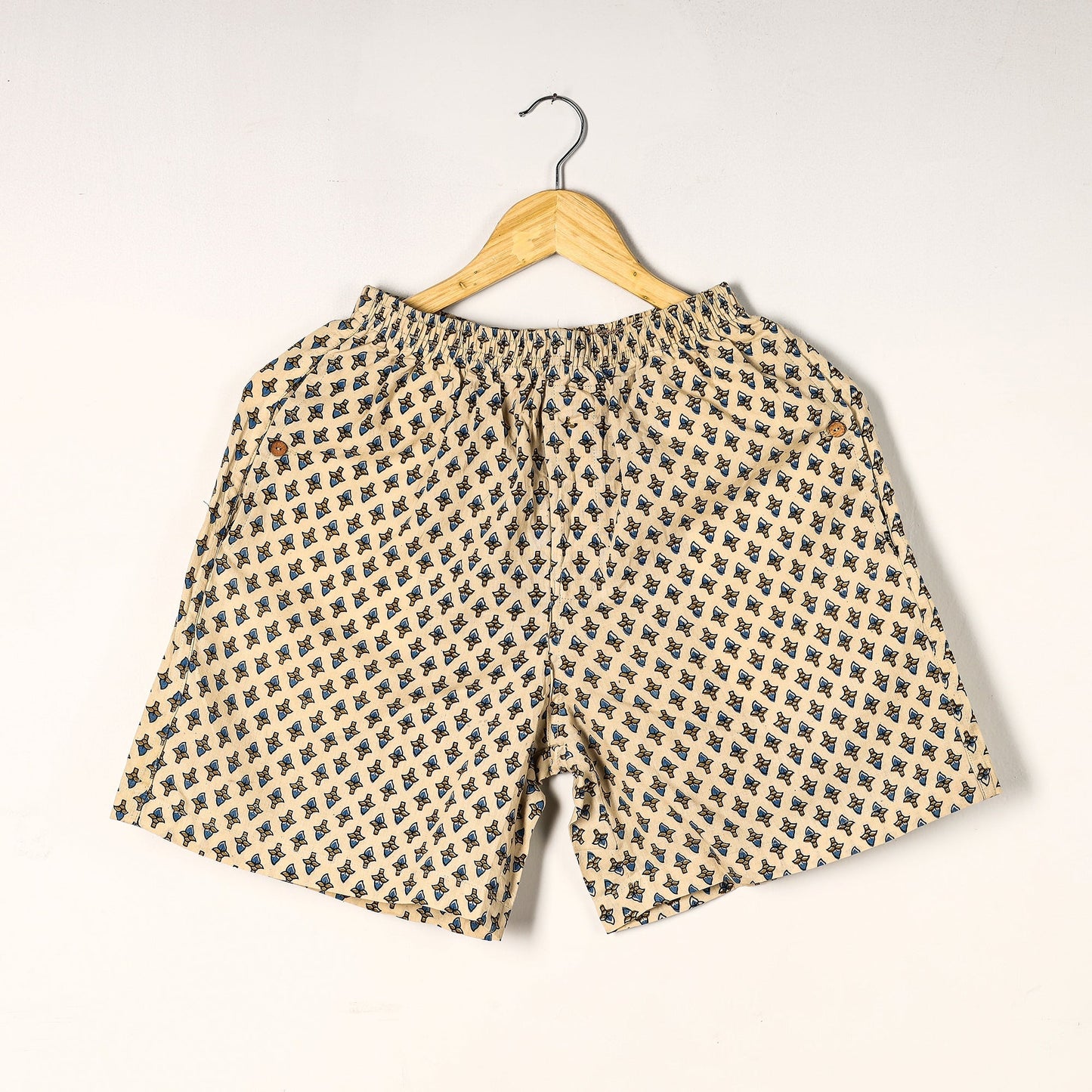Ajrakh Block Printed Cotton Unisex Boxer/Shorts