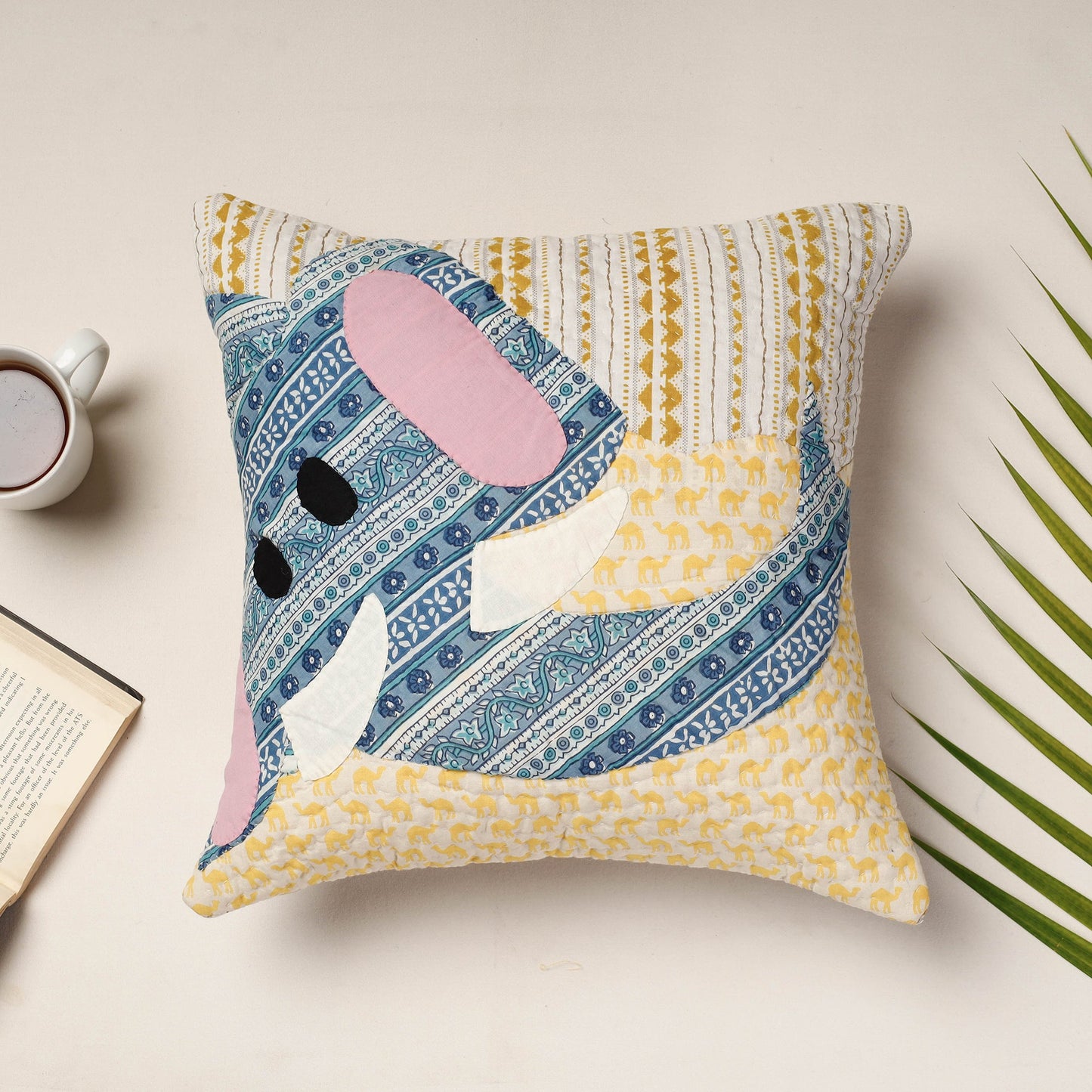 Applique Cushion Cover