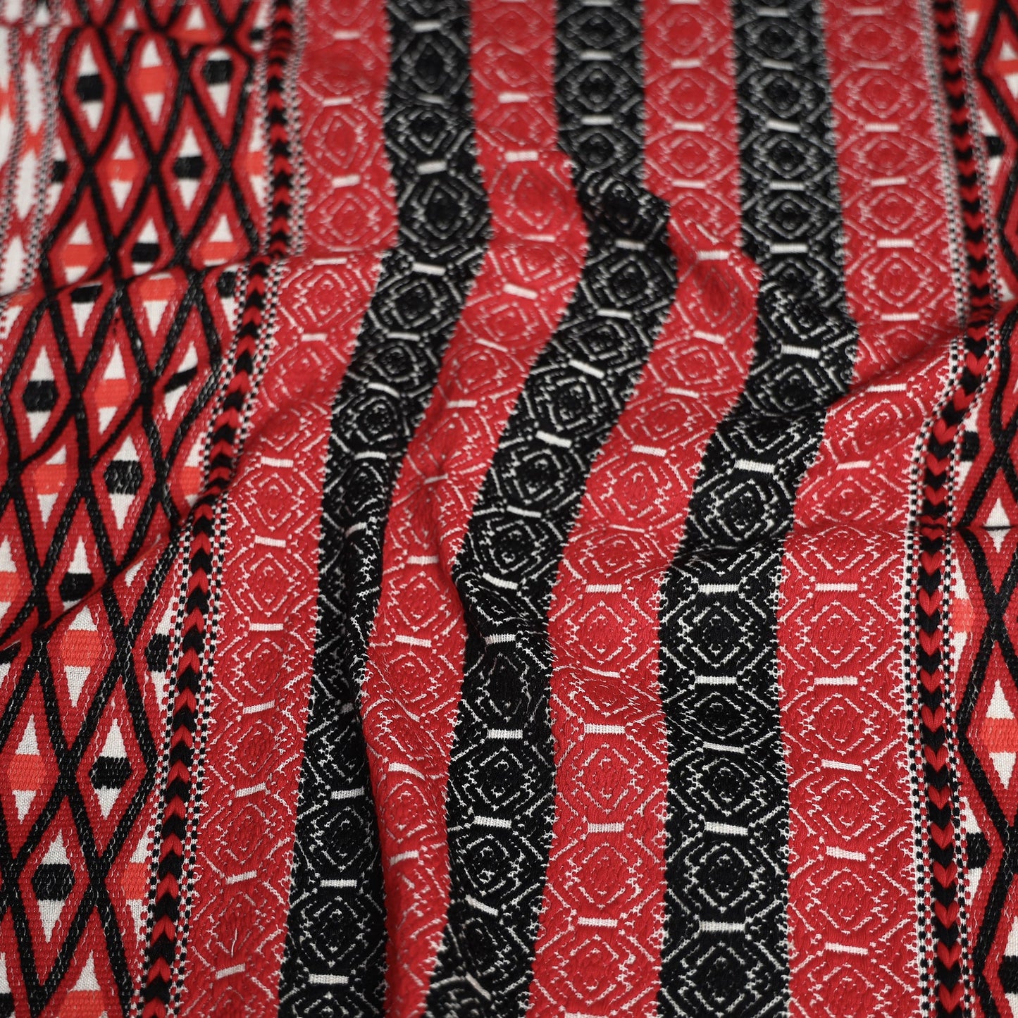 Assamese Gero Design Mising Eri Silk Handloom Shawl cum Stole