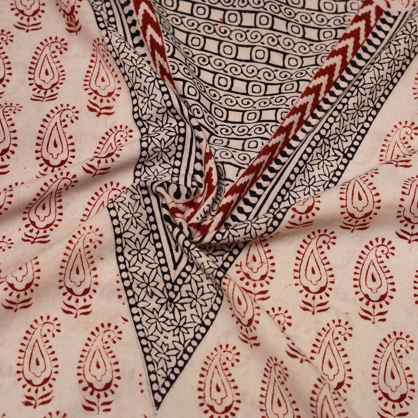 Bagh natural dyed cotton unstitched kurta material (3m) 16