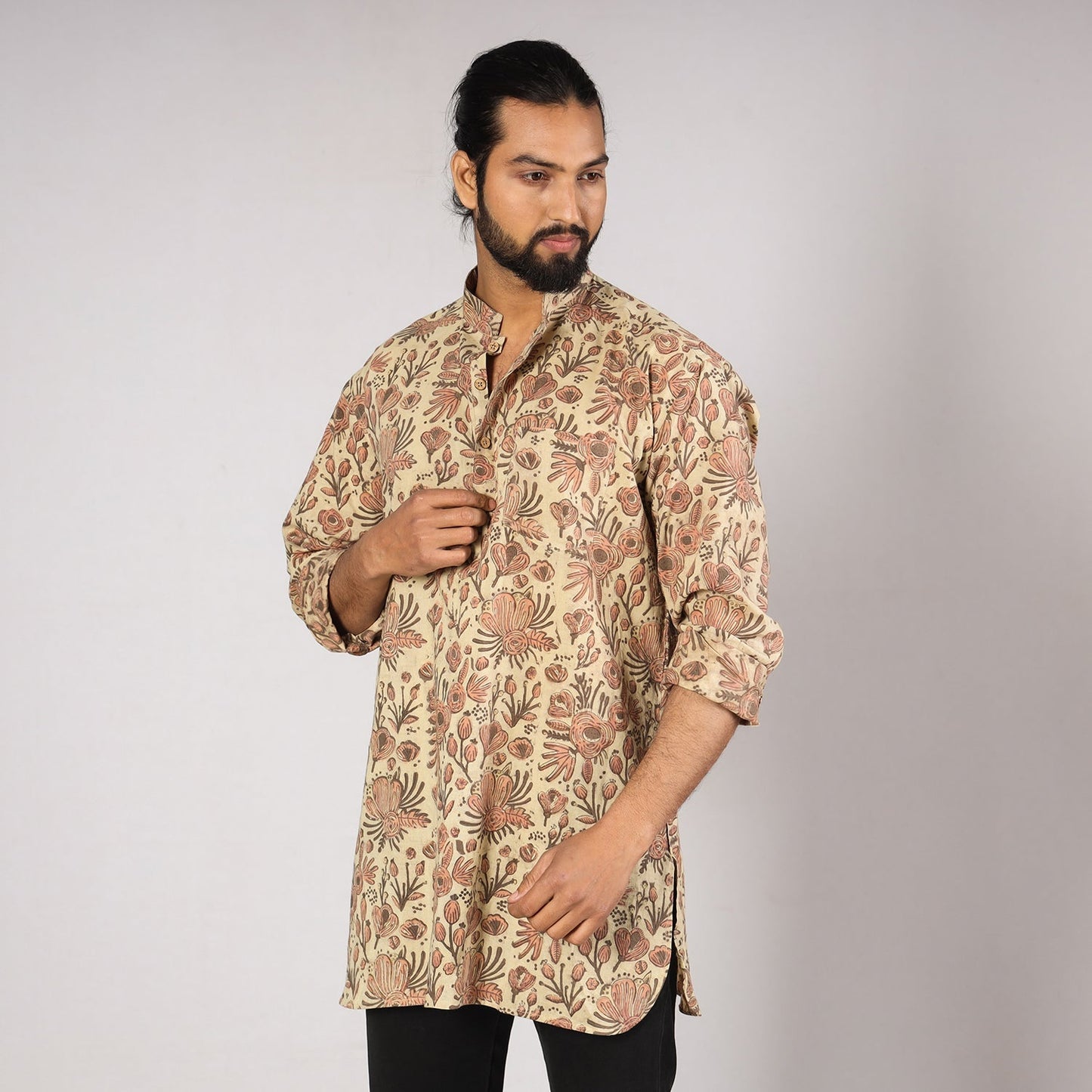 Block Printed Men Kurta