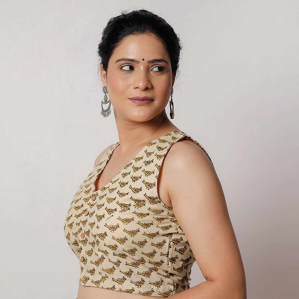 Bagru Stitched Blouse