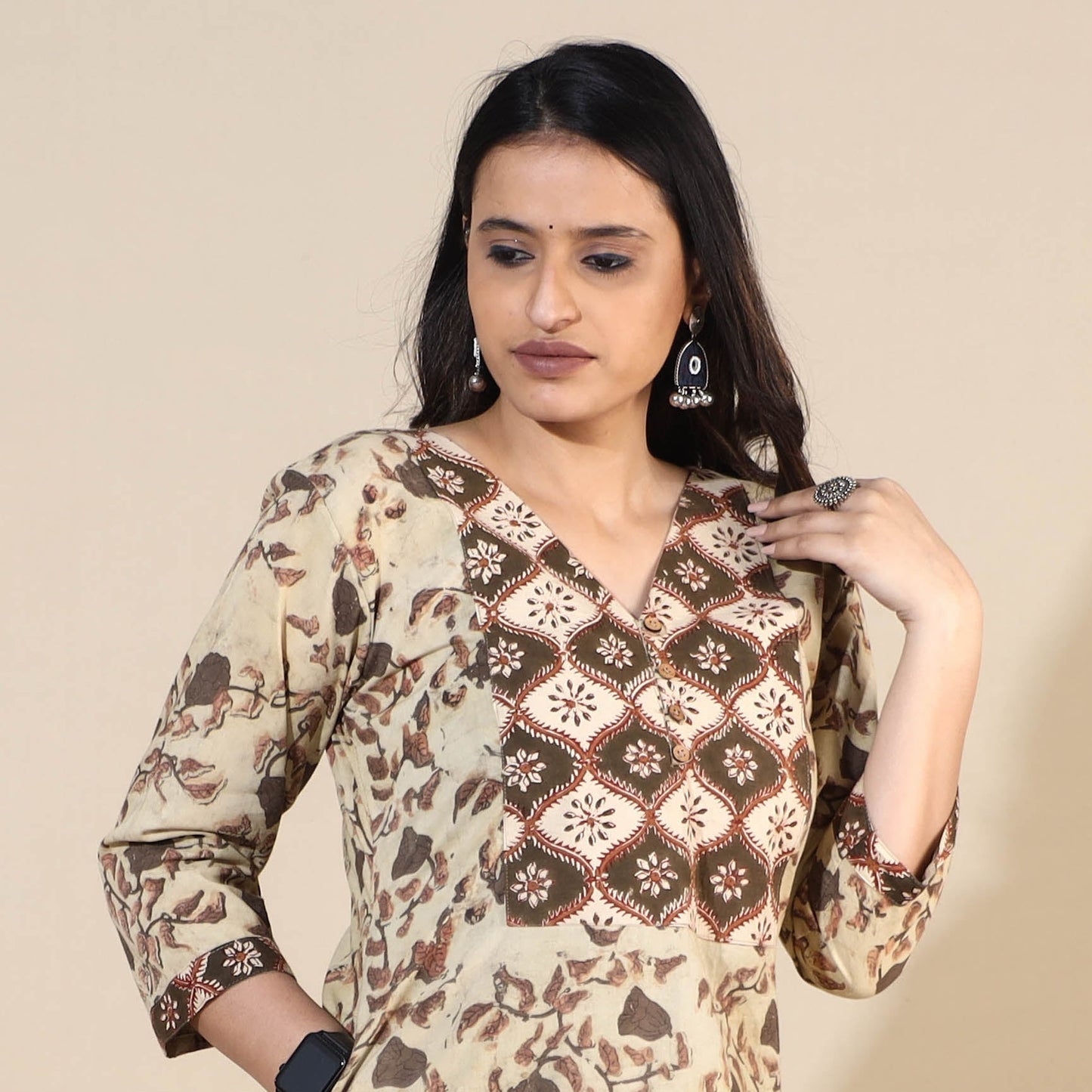 bagru cotton kurta