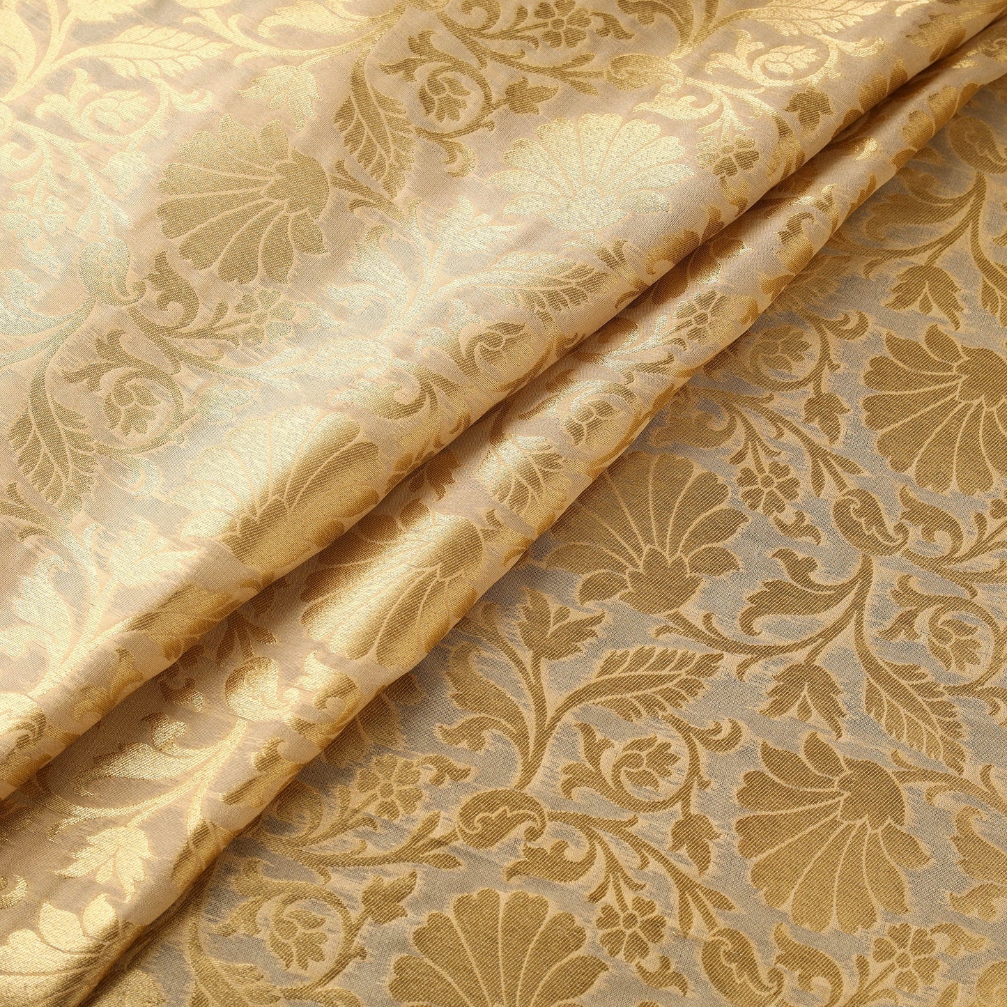Brocade viscose banarasi fabric 09 - handcrafted