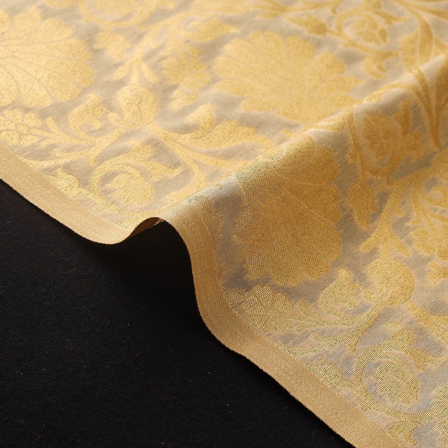 Brocade viscose banarasi fabric 09 - handcrafted