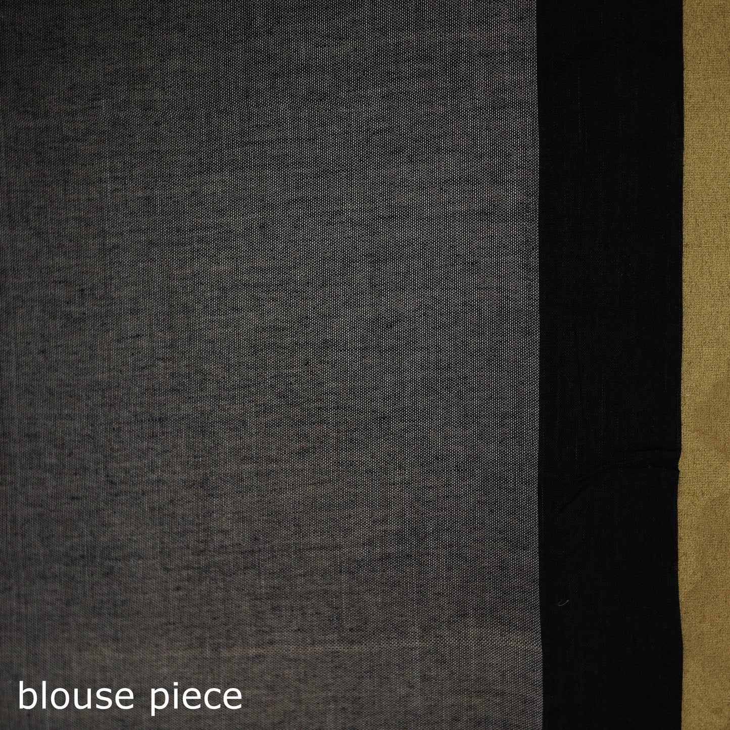 Beige - dharwad cotton saree with border 35 - handcrafted