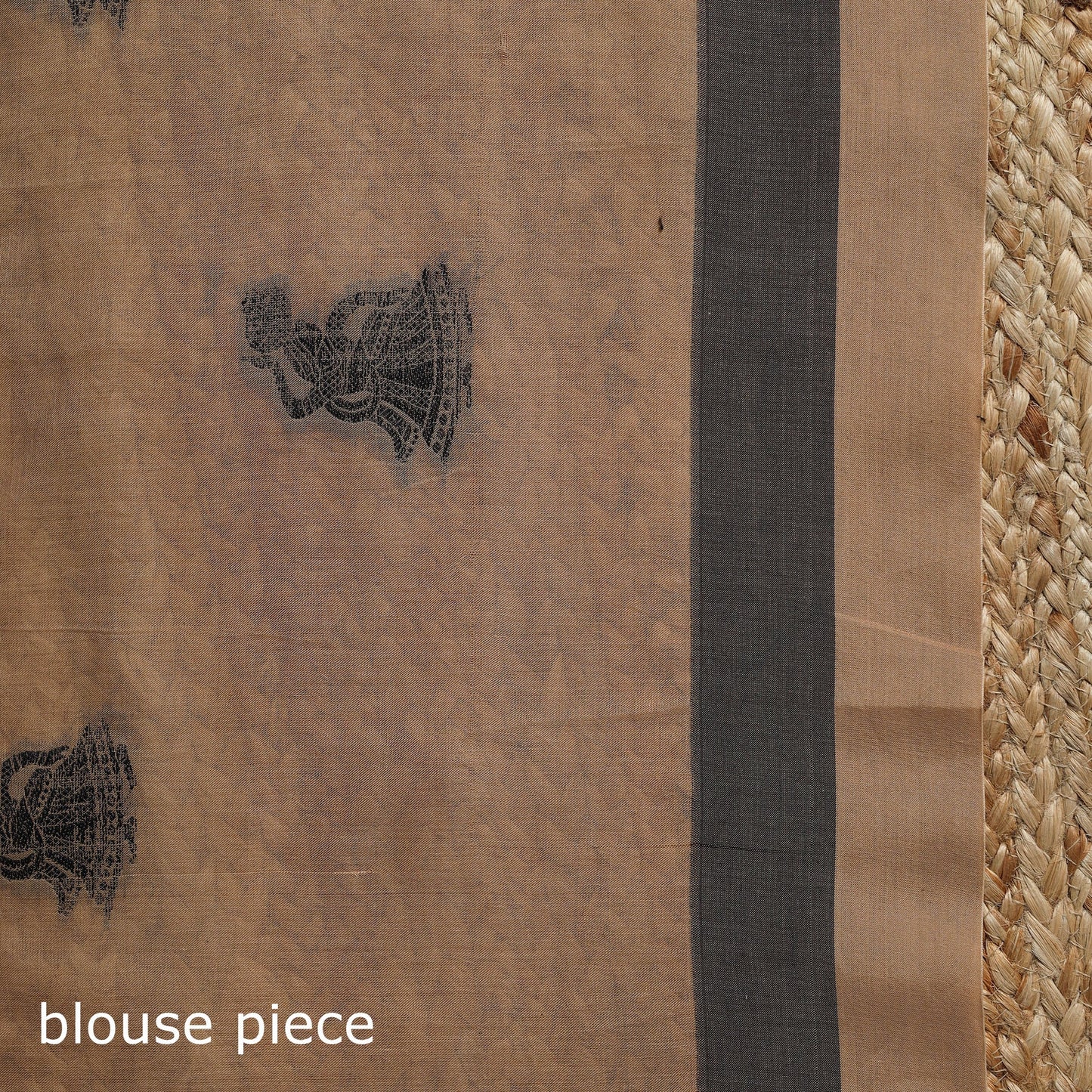 Dharwad cotton saree with thread buta 11 - handcrafted