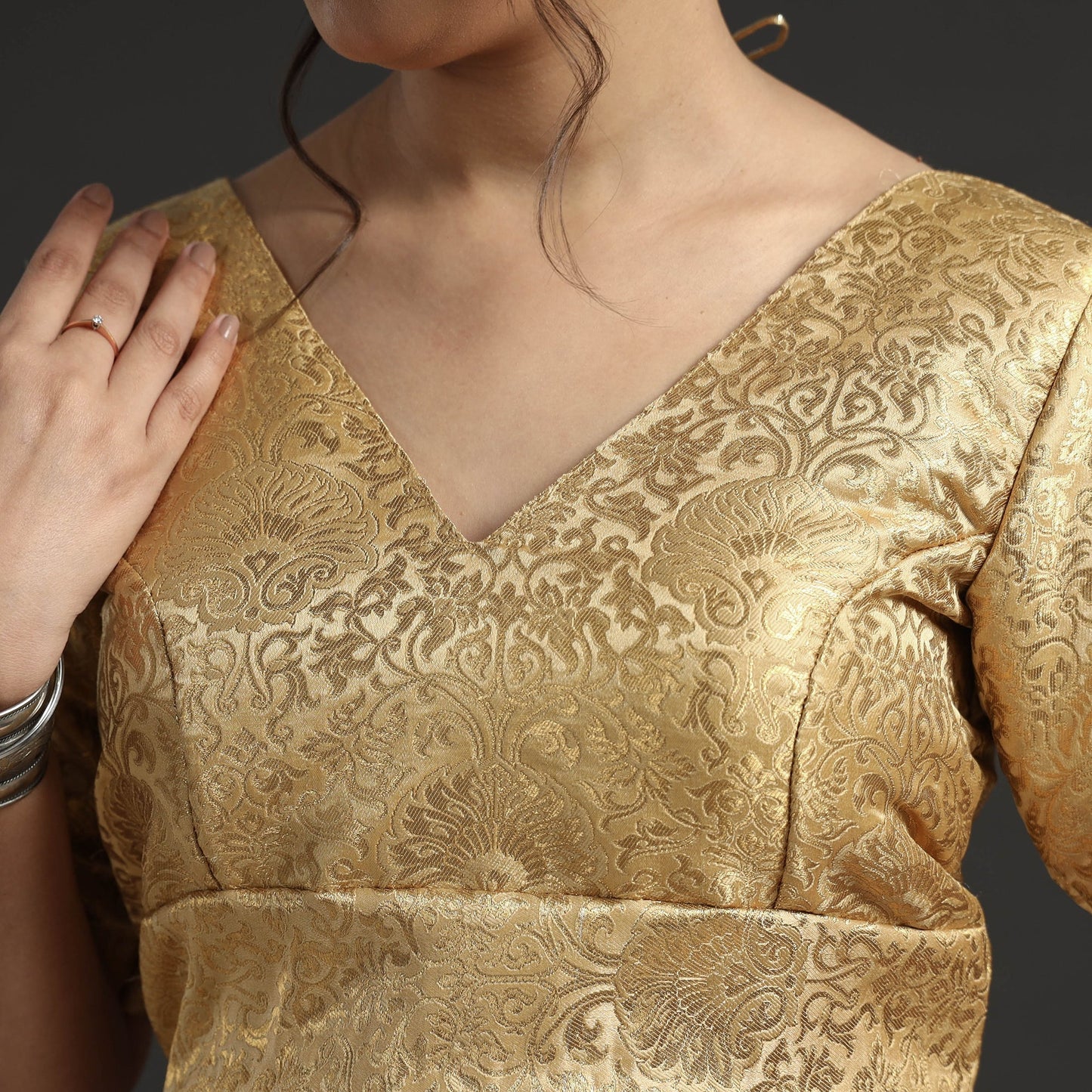 Banarasi Silk Stitched Blouse