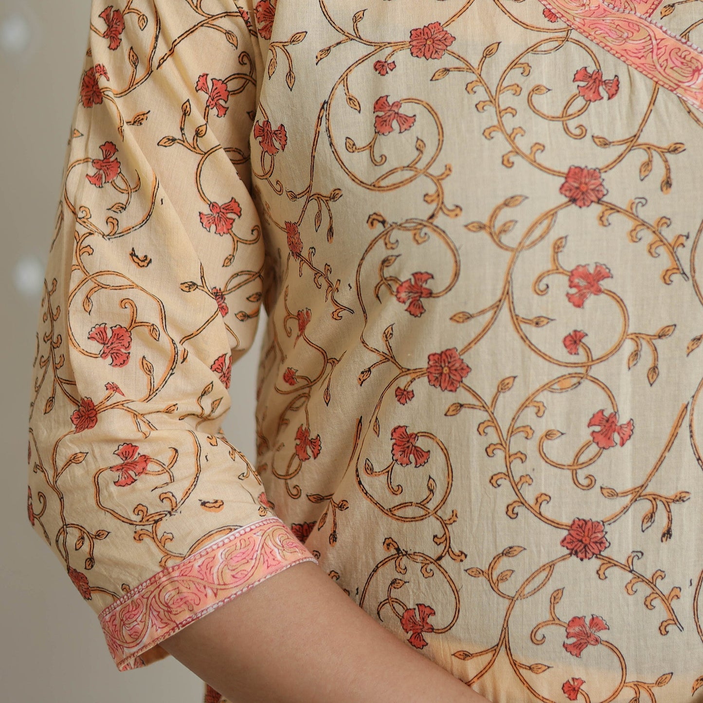 Sanganeri Block Print Suit Set Shop Now Online in India