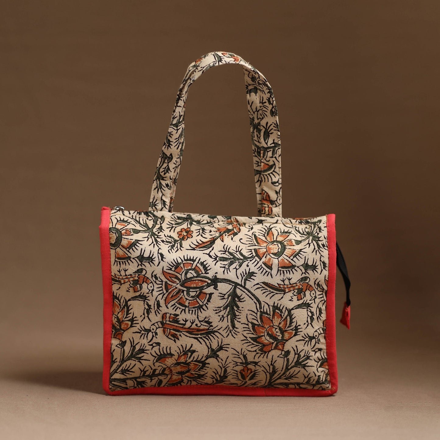 Beige Handcrafted Cotton Hand Bag 06