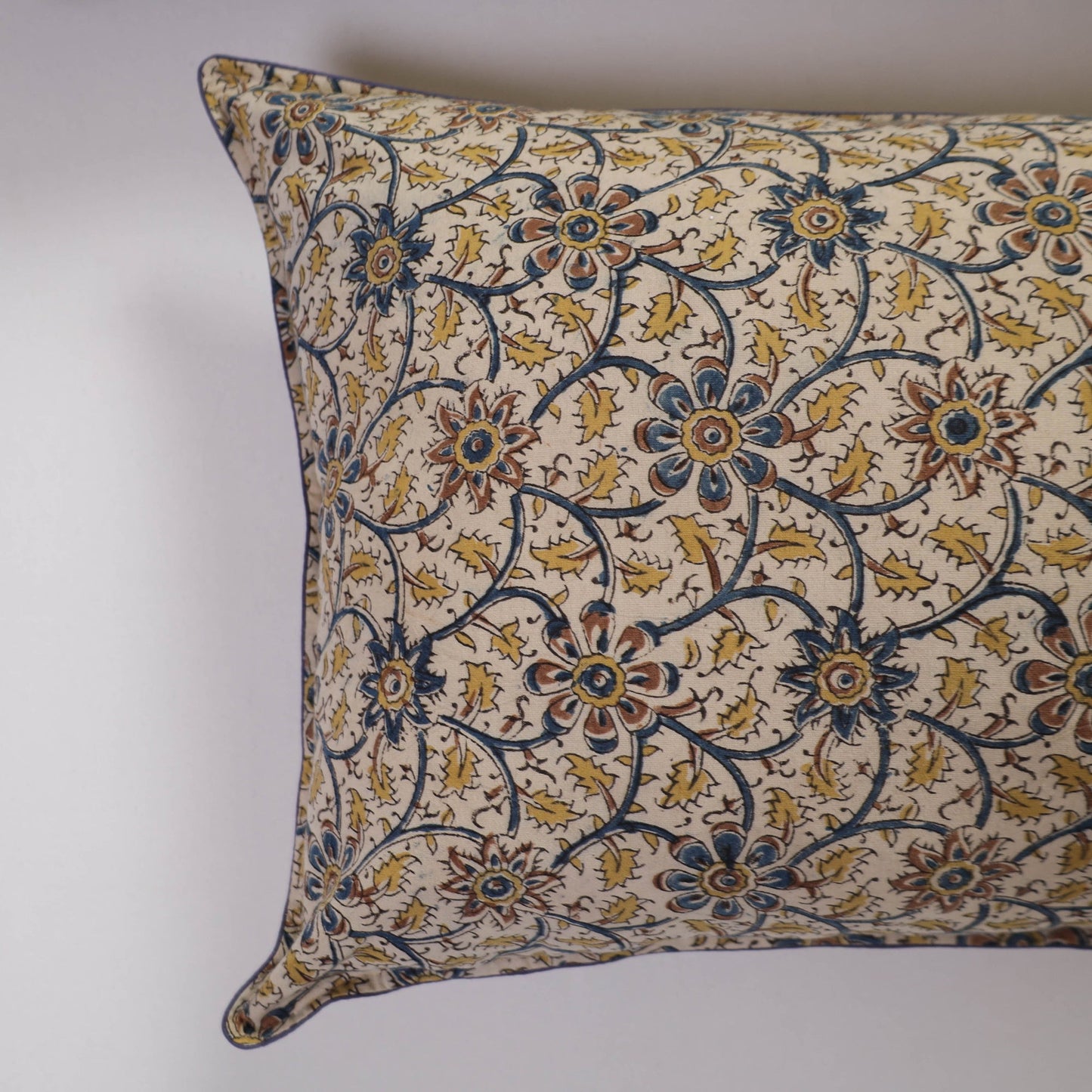 Beige Handcrafted Cotton Pillow Cover (Set of 2)