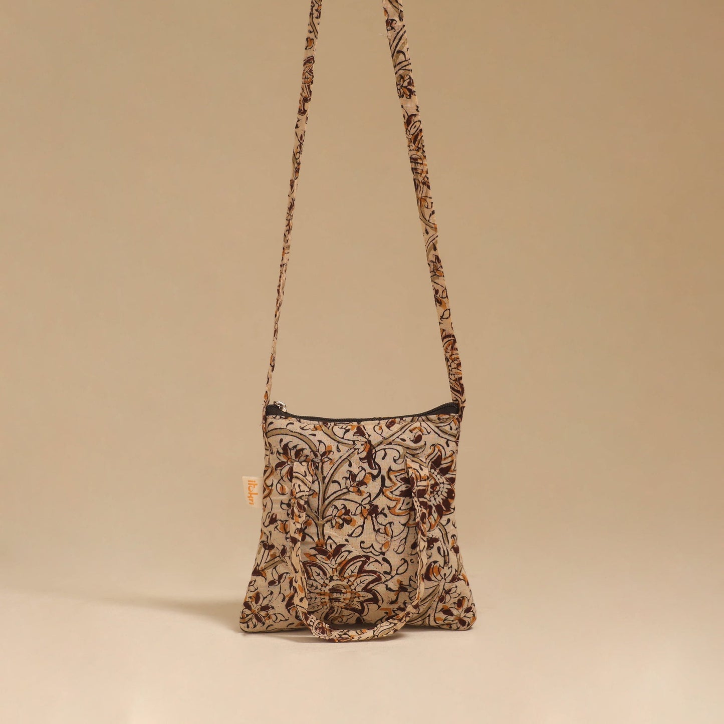 Handcrafted quilted sling bag 12